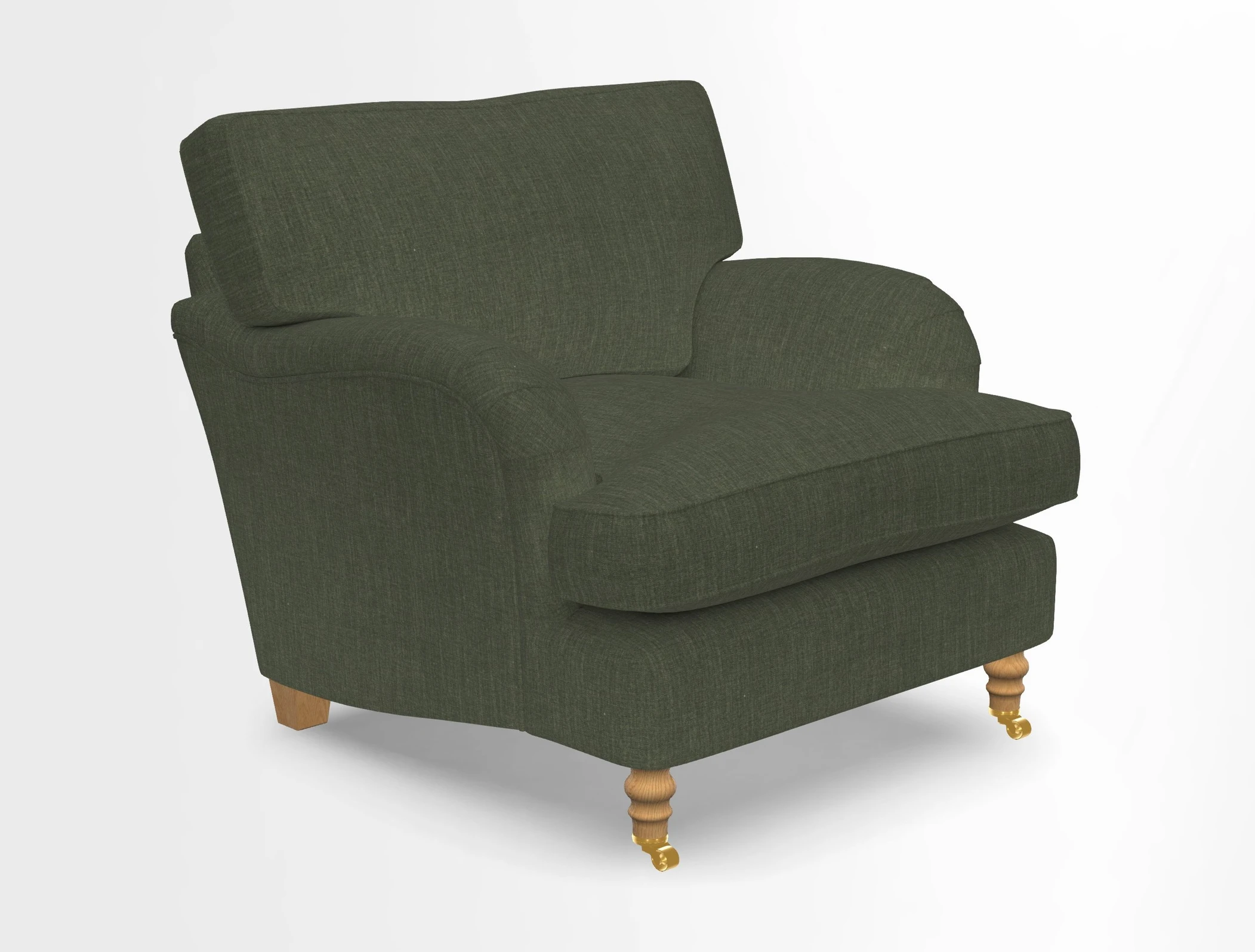 Alwinton chair in Linwood Tango Velvet Sapphire
