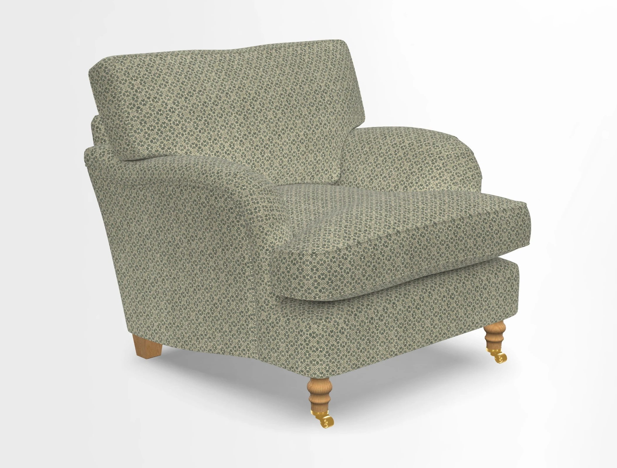 Alwinton chair in Linwood Tango Velvet Sapphire