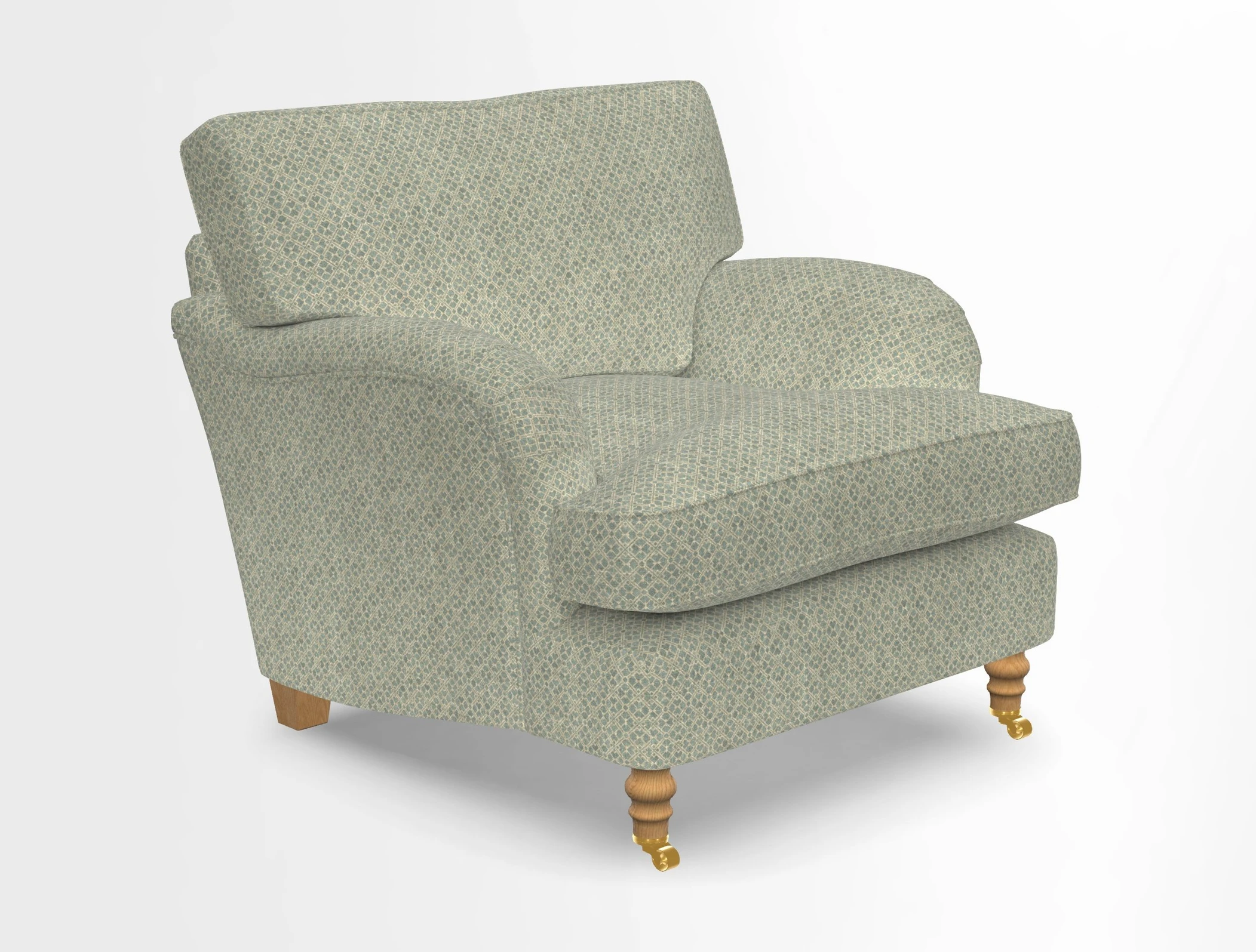 Alwinton chair in Linwood Tango Velvet Sapphire
