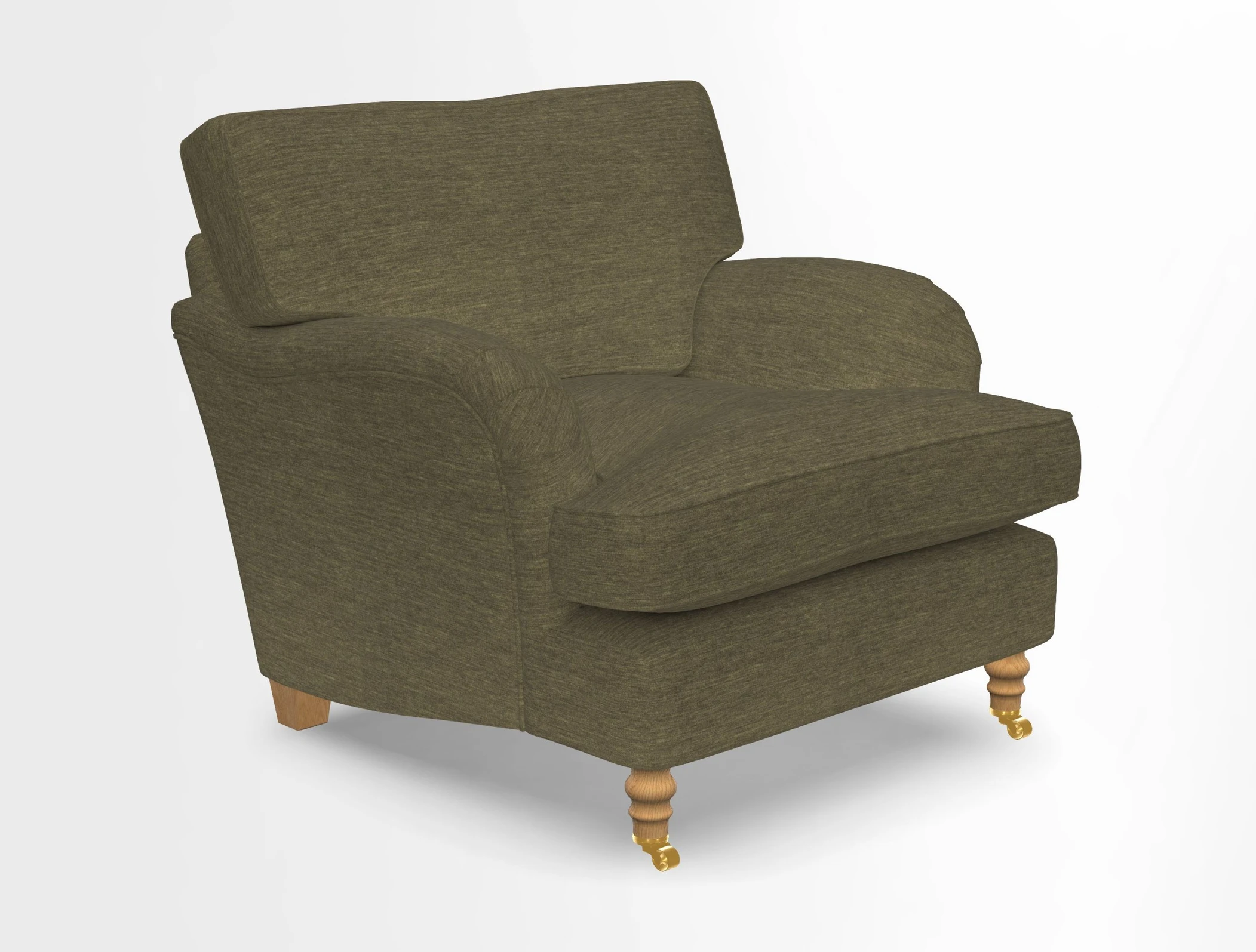 Alwinton chair in Linwood Tango Velvet Sapphire