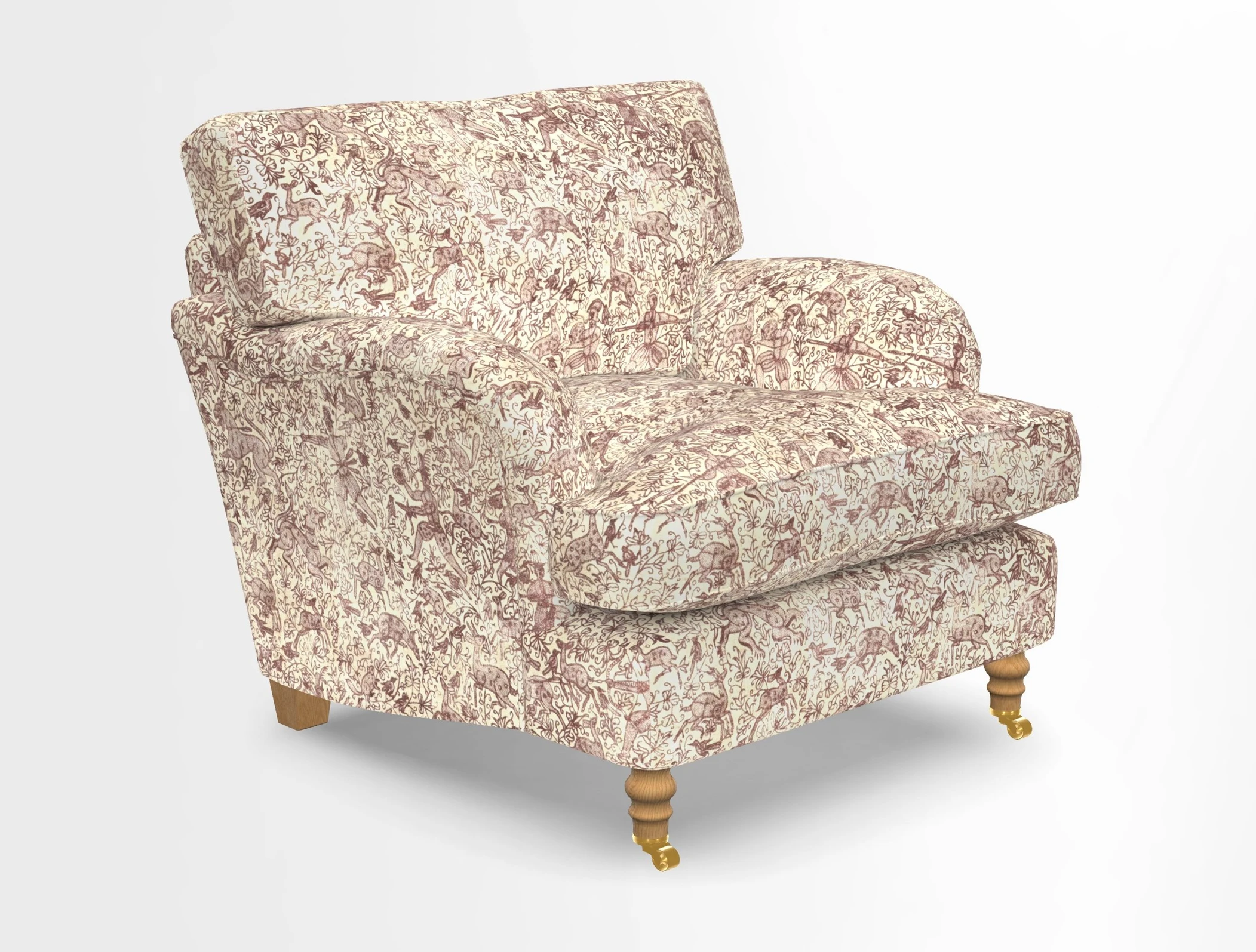 Alwinton chair in Linwood Tango Velvet Sapphire