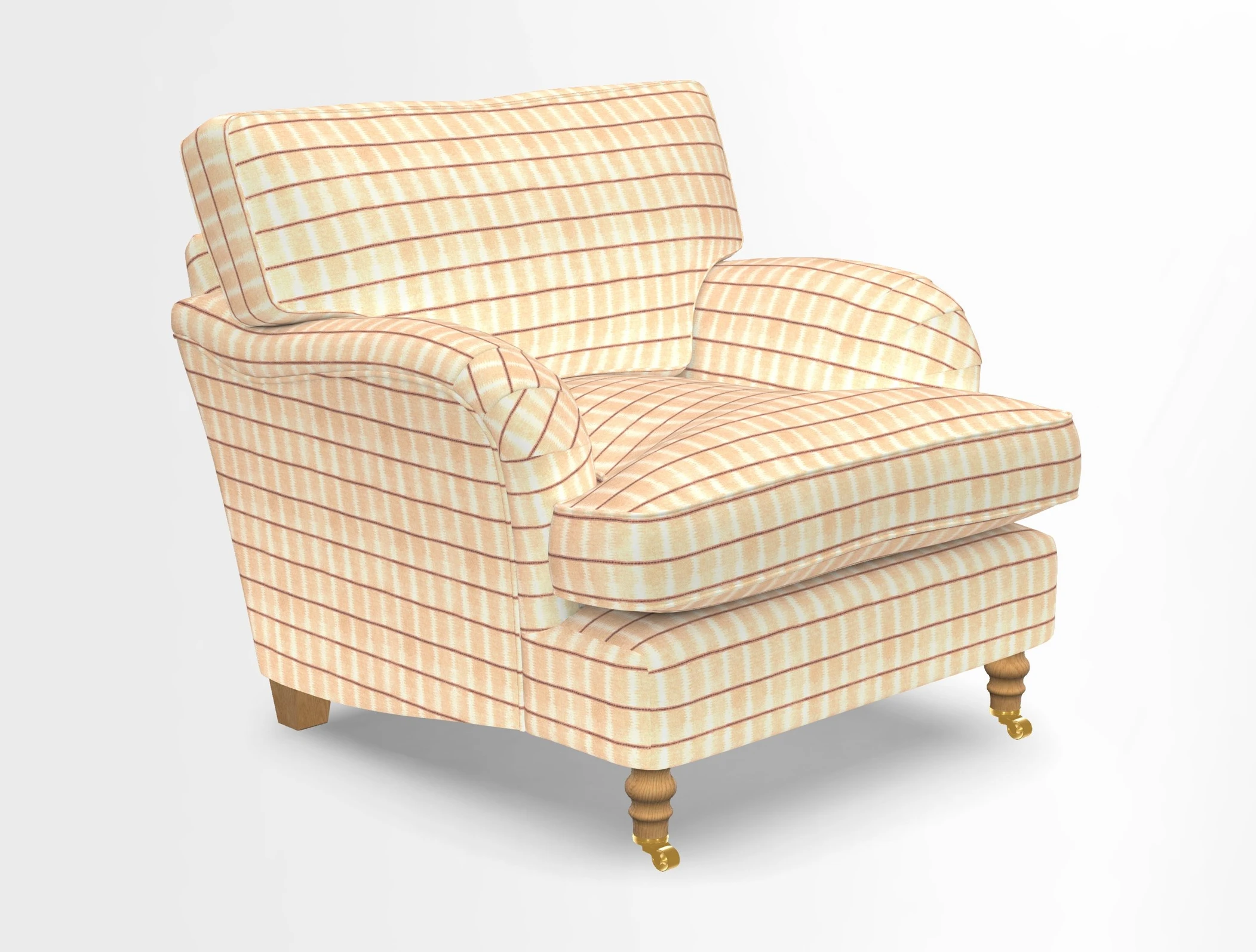 Alwinton chair in Linwood Tango Velvet Sapphire