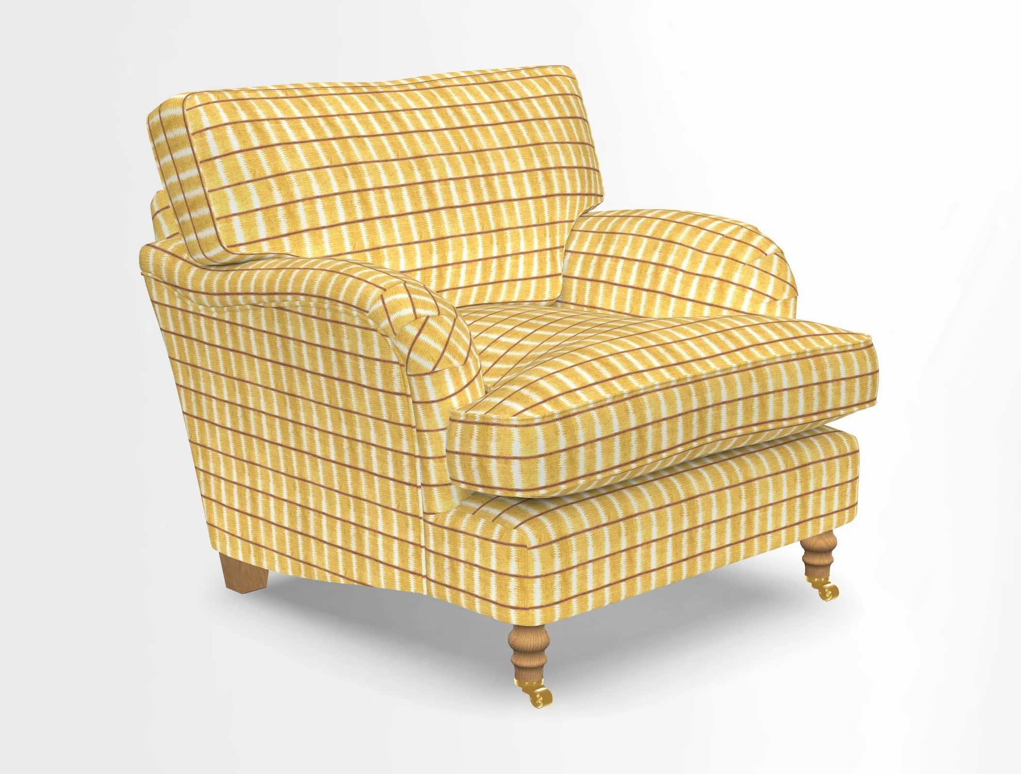 Alwinton chair in Linwood Tango Velvet Sapphire