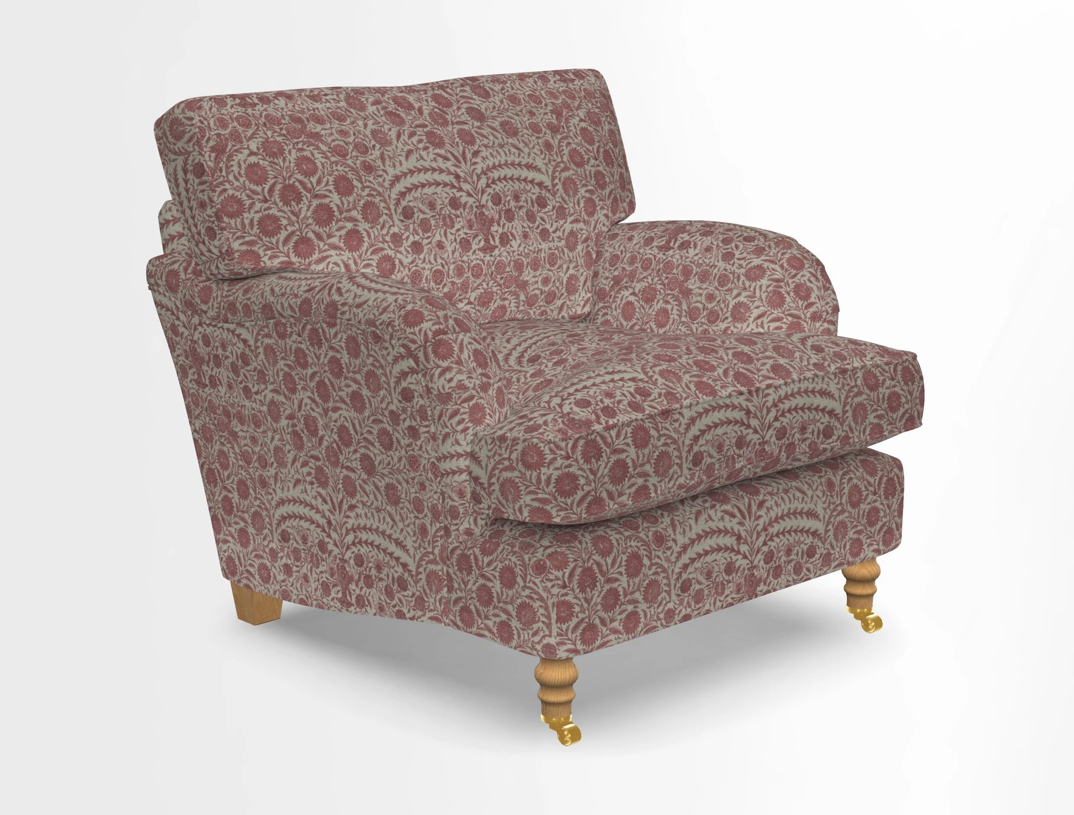 Alwinton chair in Linwood Tango Velvet Sapphire