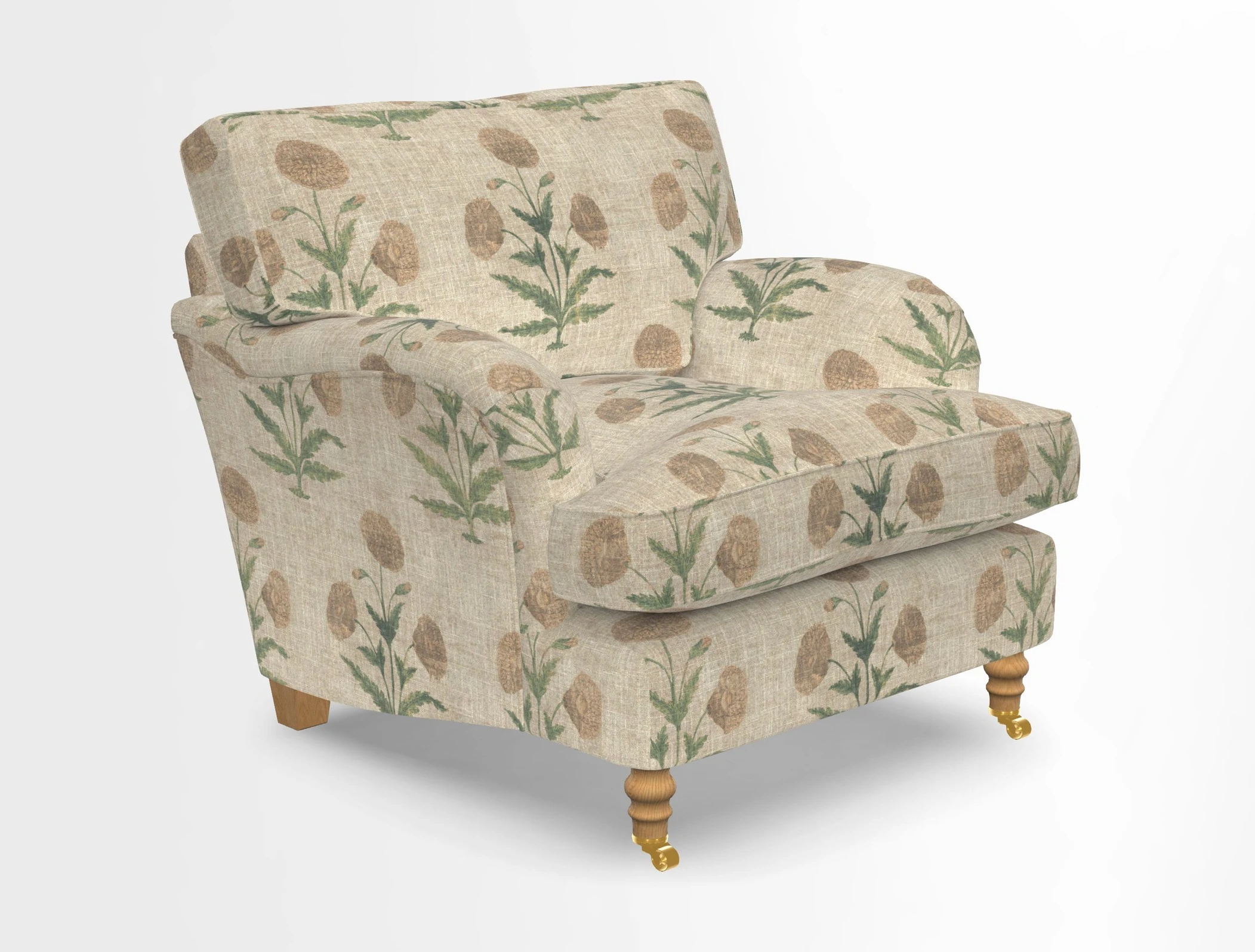 Alwinton chair in Linwood Tango Velvet Sapphire
