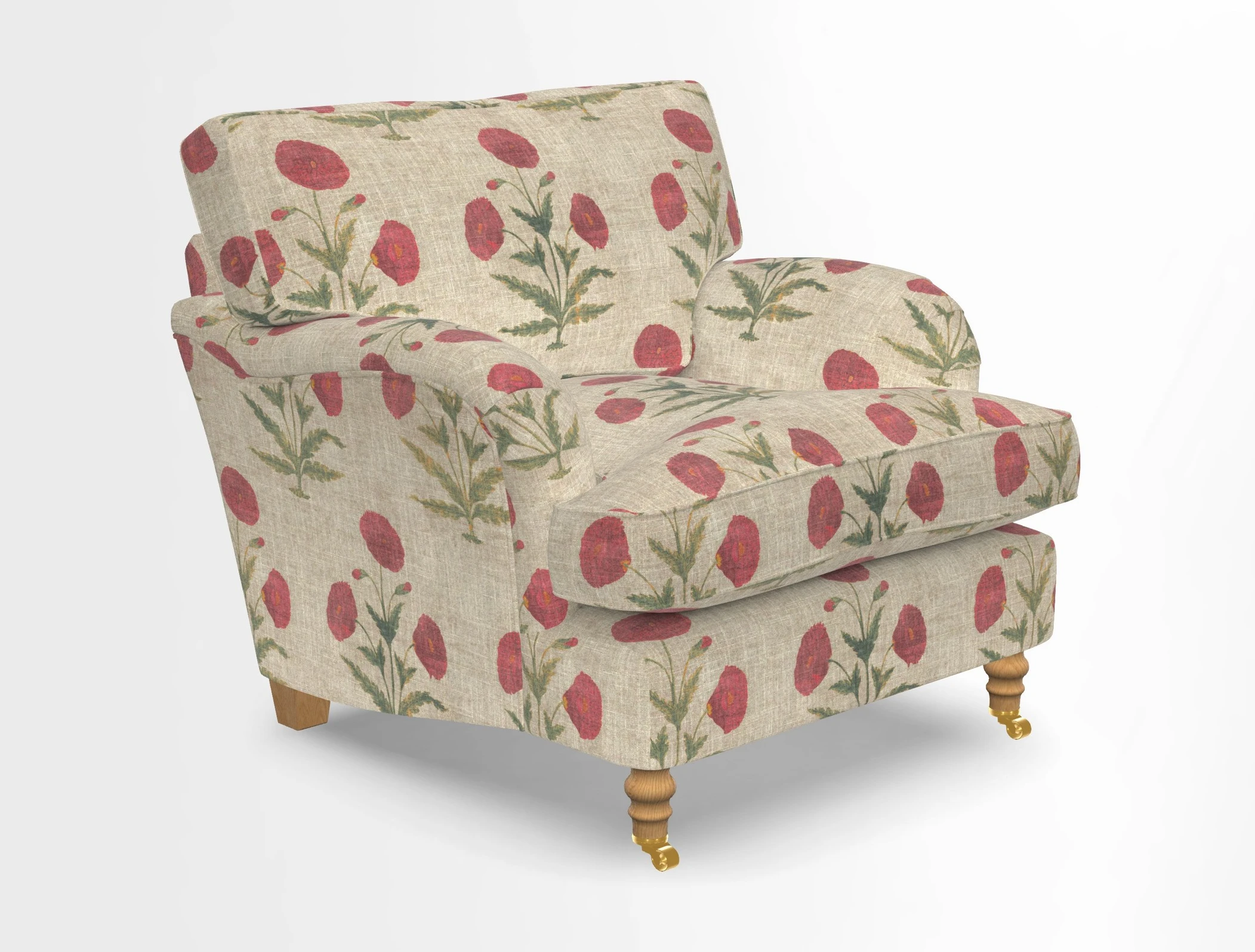 Alwinton chair in Linwood Tango Velvet Sapphire