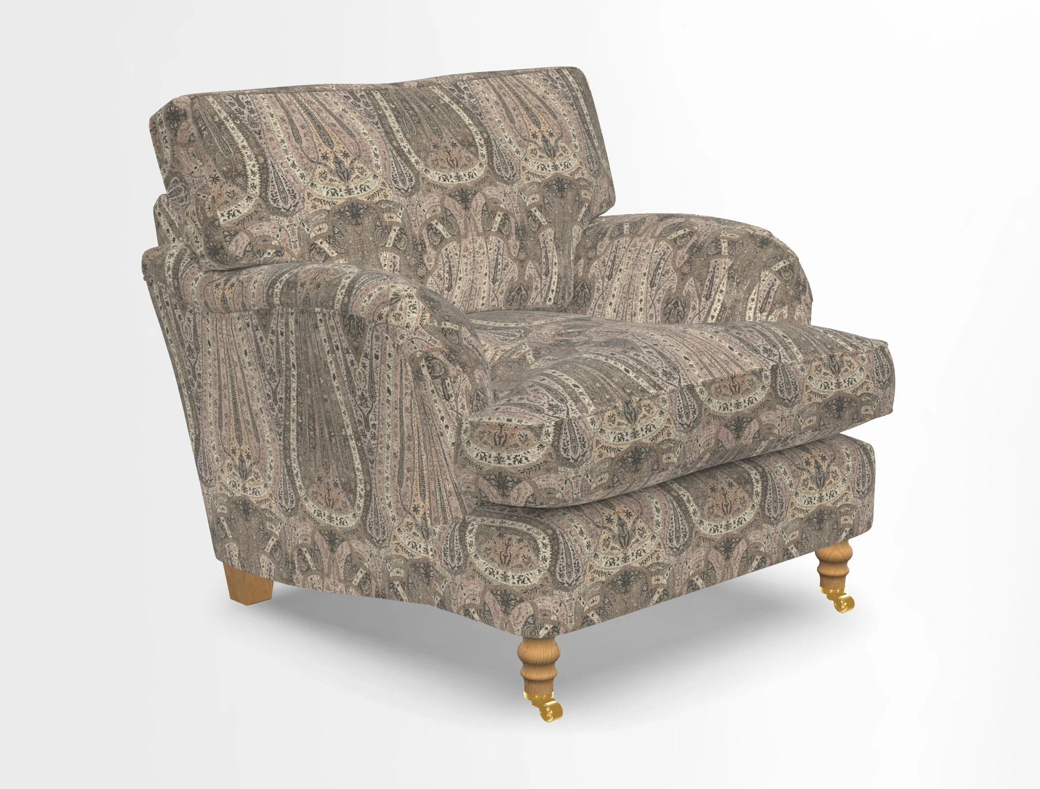 Alwinton chair in Linwood Tango Velvet Sapphire