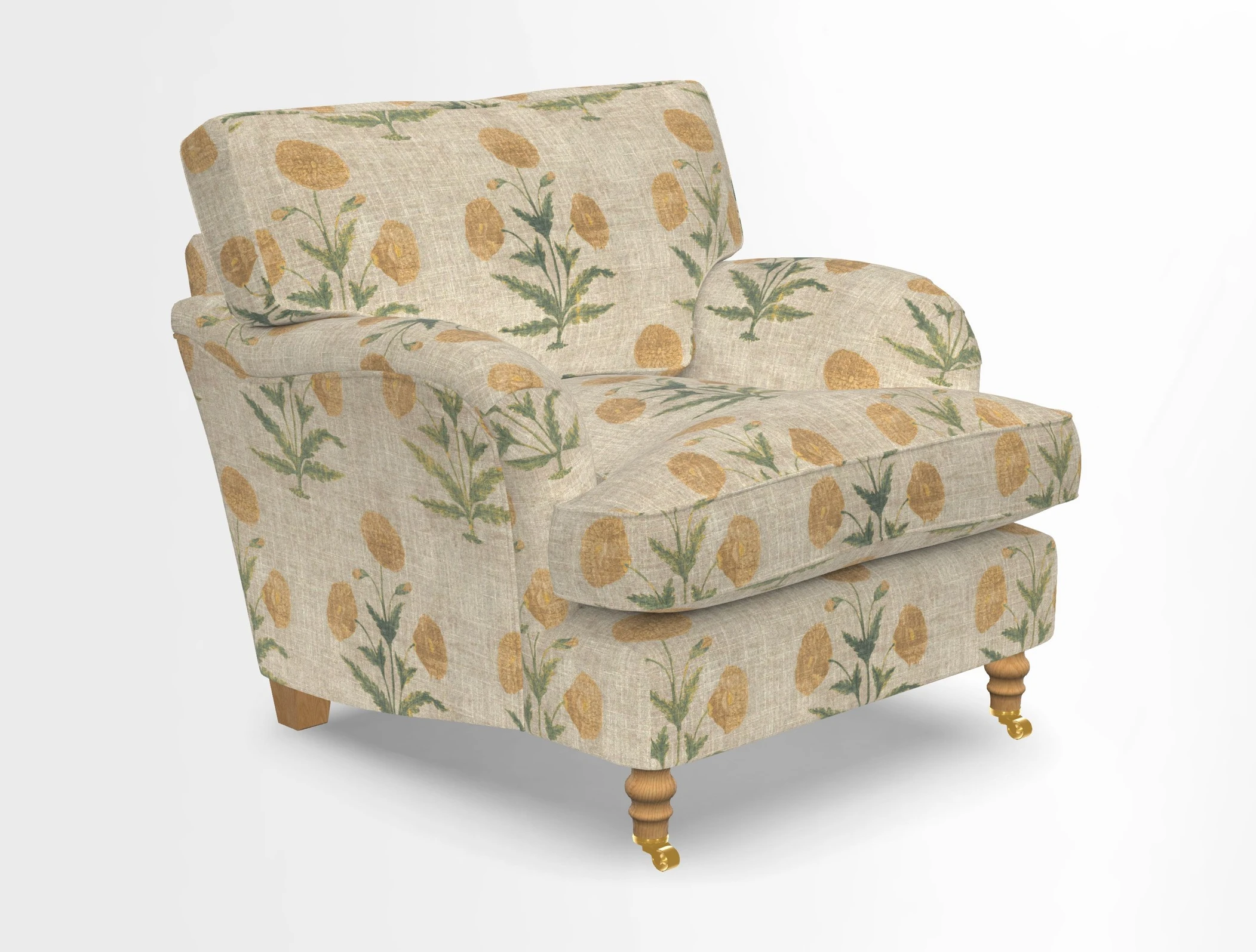 Alwinton chair in Linwood Tango Velvet Sapphire