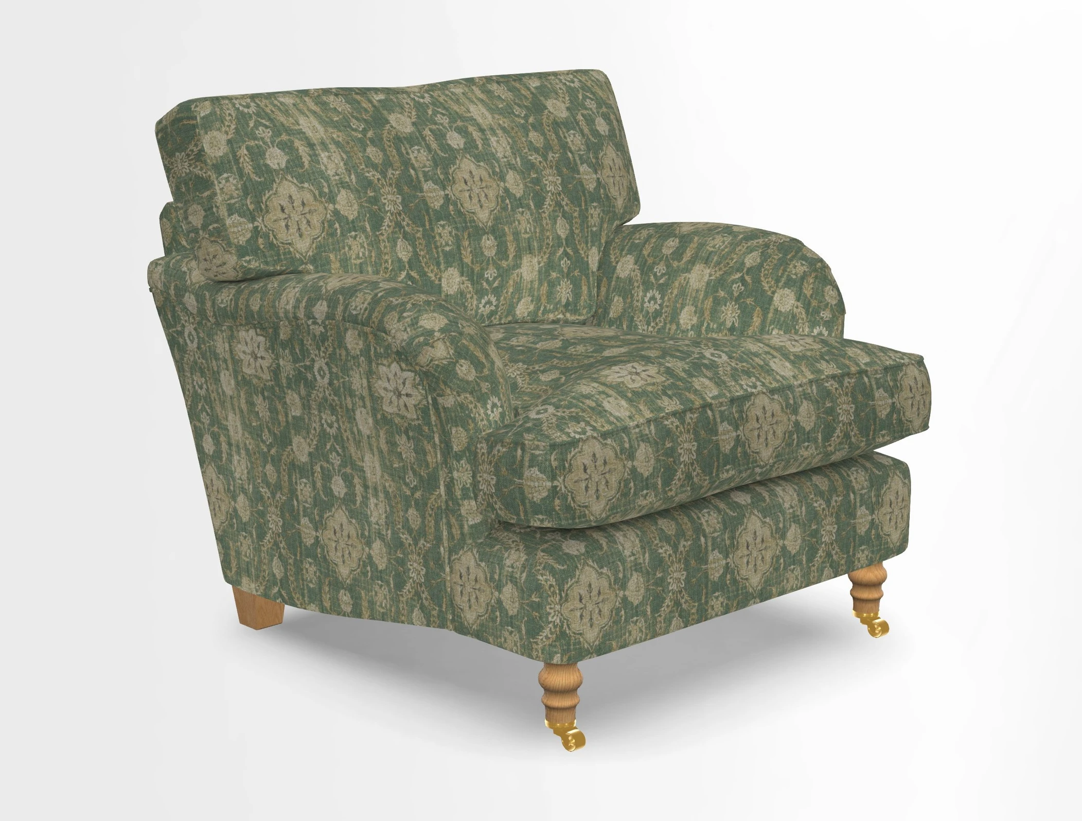 Alwinton chair in Linwood Tango Velvet Sapphire