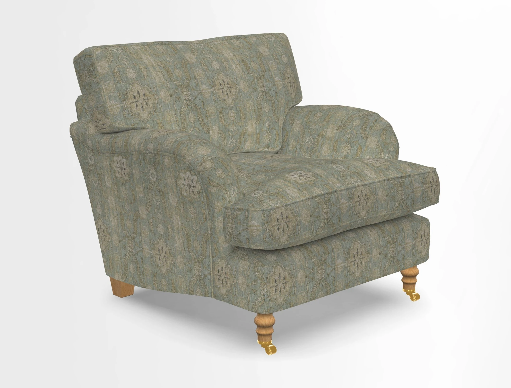 Alwinton chair in Linwood Tango Velvet Sapphire