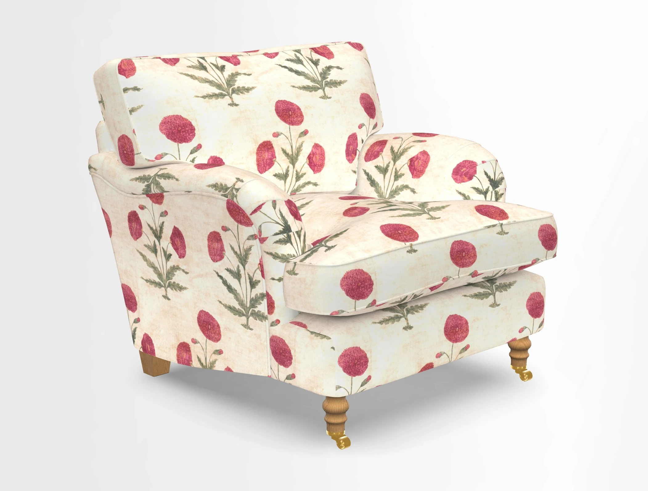 Alwinton chair in Linwood Tango Velvet Sapphire