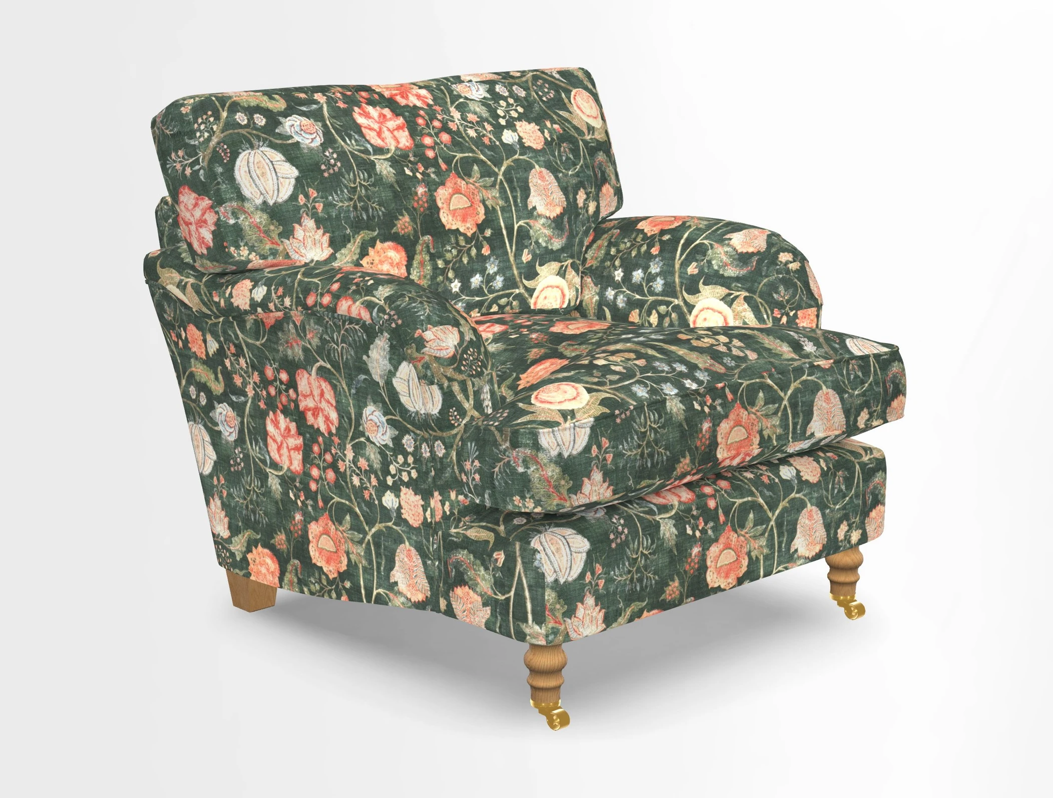Alwinton chair in Linwood Tango Velvet Sapphire