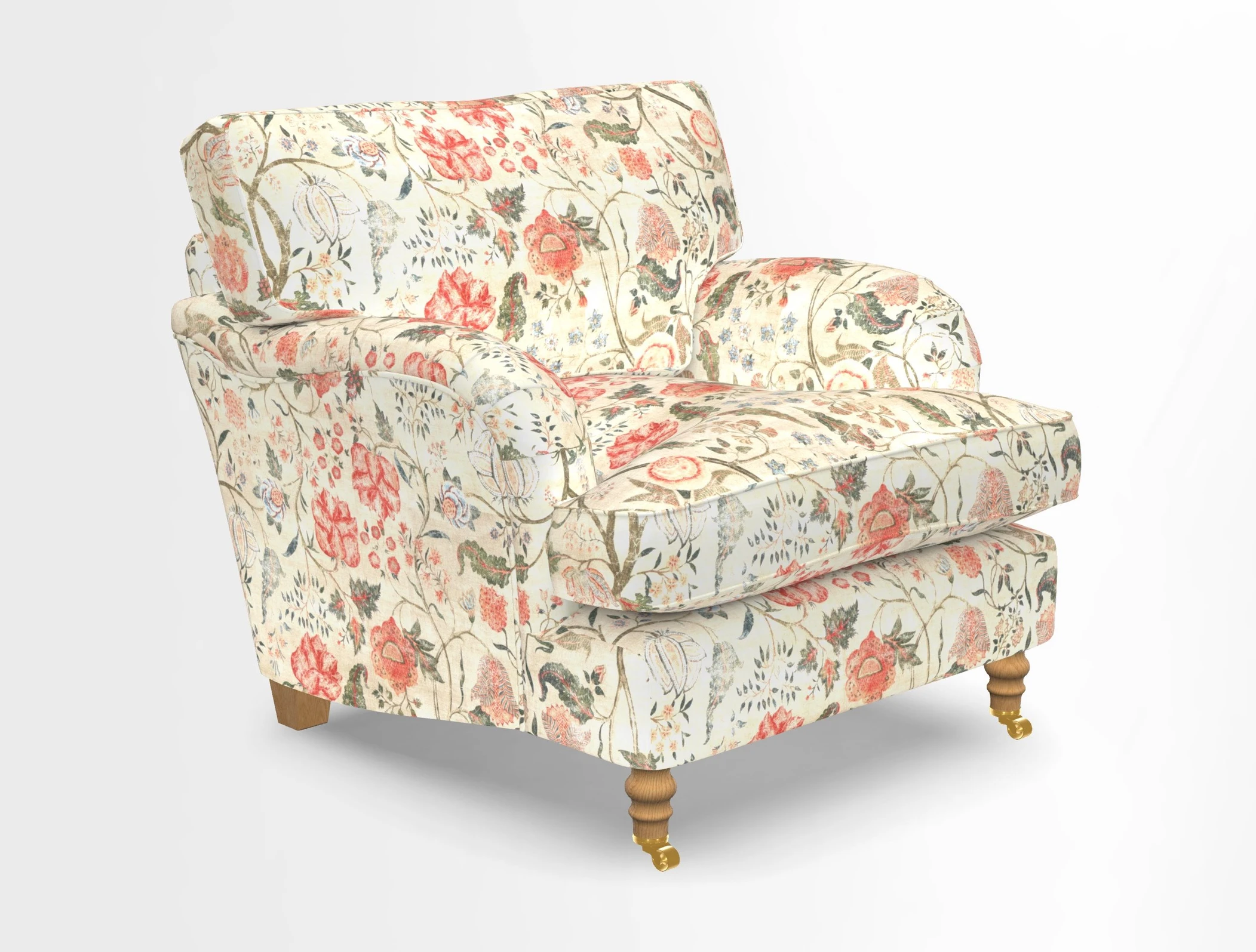 Alwinton chair in Linwood Tango Velvet Sapphire