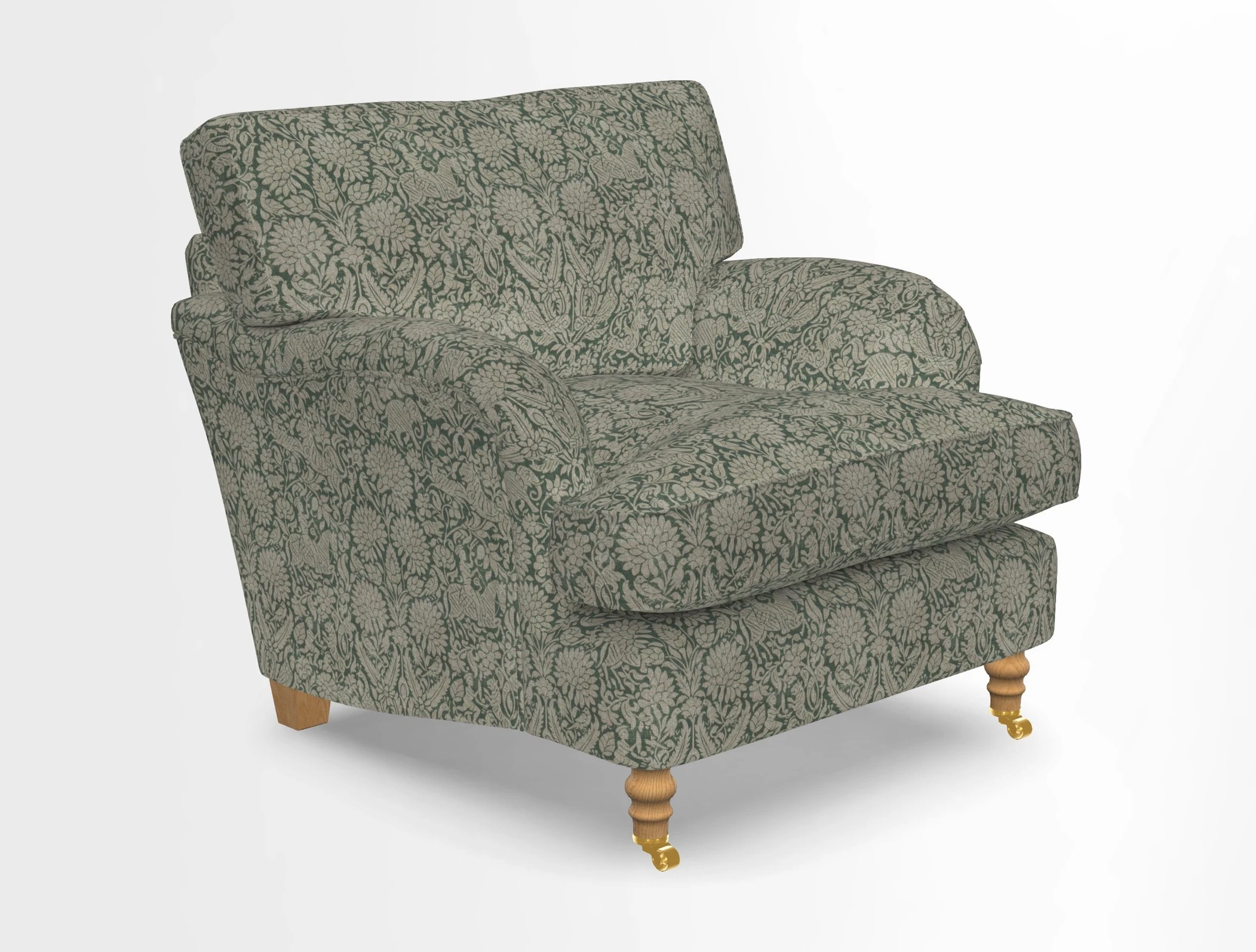 Alwinton chair in Linwood Tango Velvet Sapphire