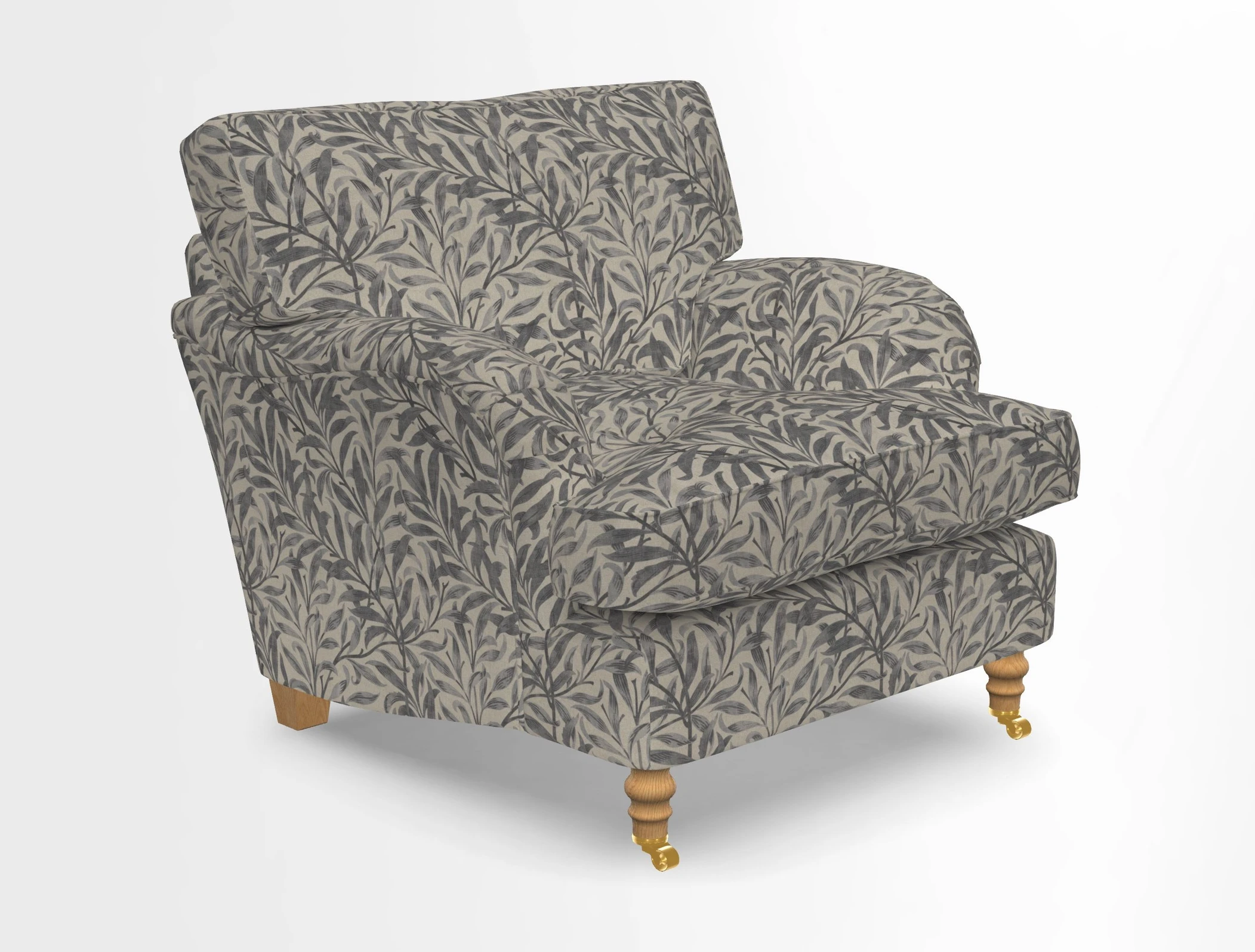 Alwinton chair in Linwood Tango Velvet Sapphire