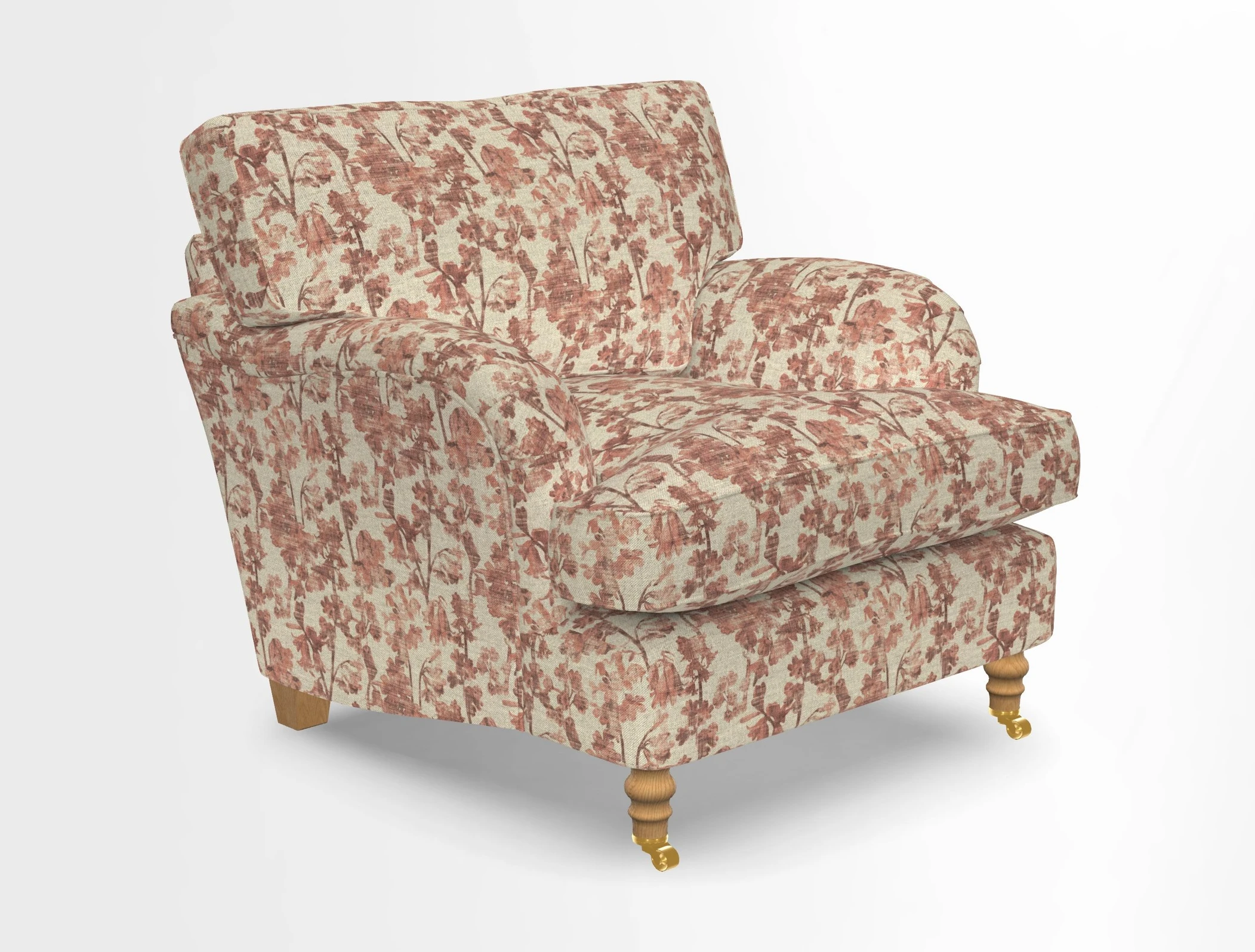 Alwinton chair in Linwood Tango Velvet Sapphire