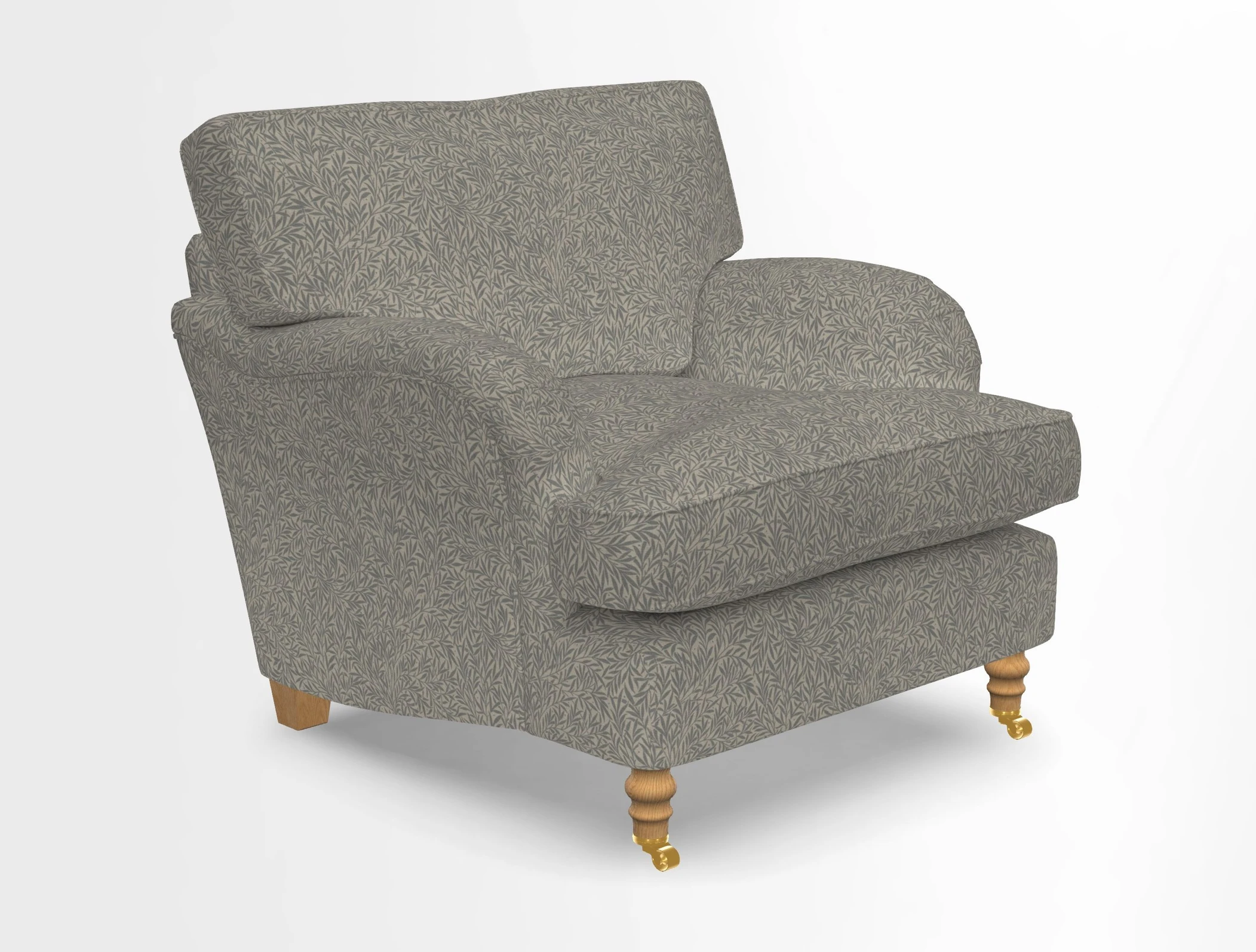 Alwinton chair in Linwood Tango Velvet Sapphire