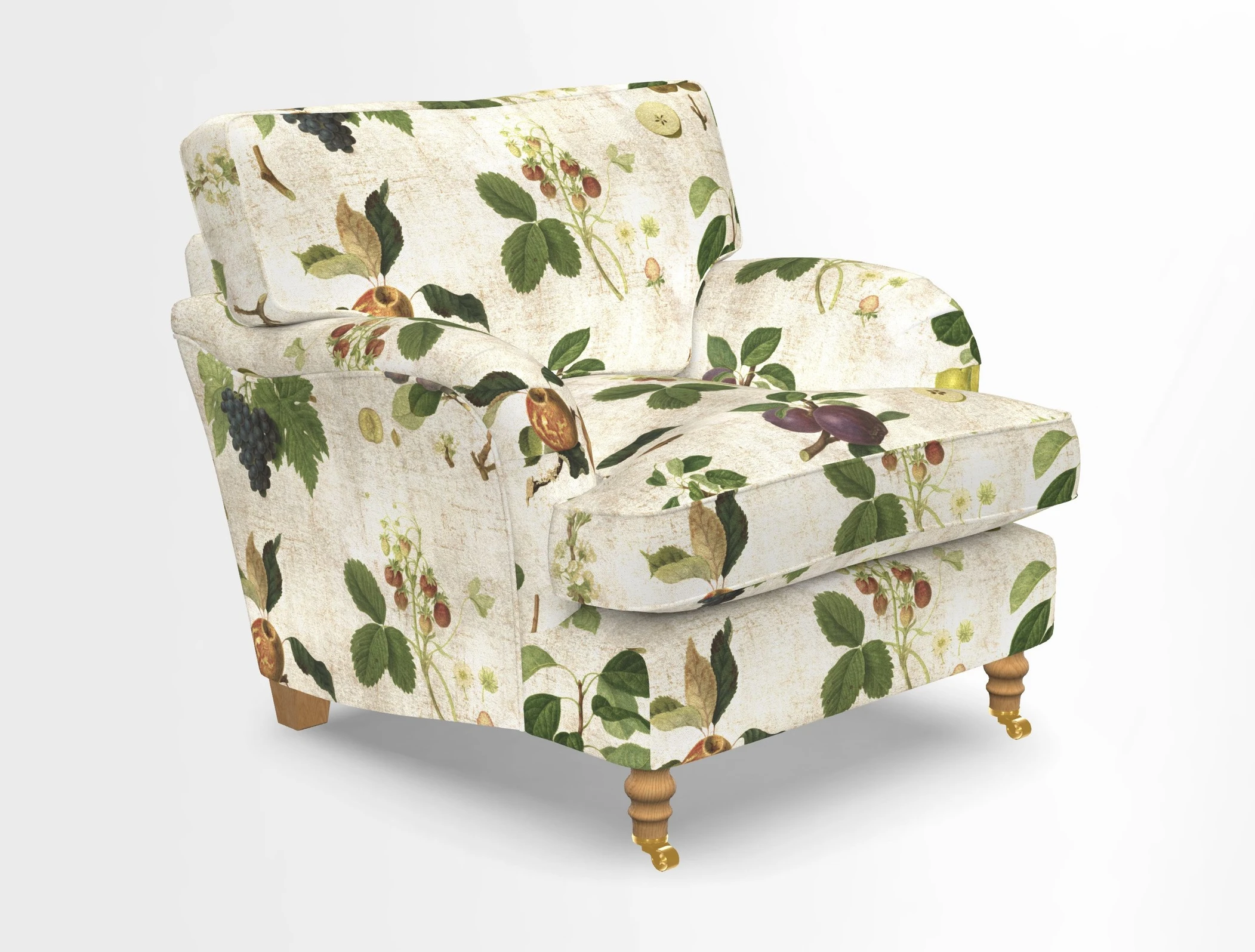 Alwinton chair in Linwood Tango Velvet Sapphire