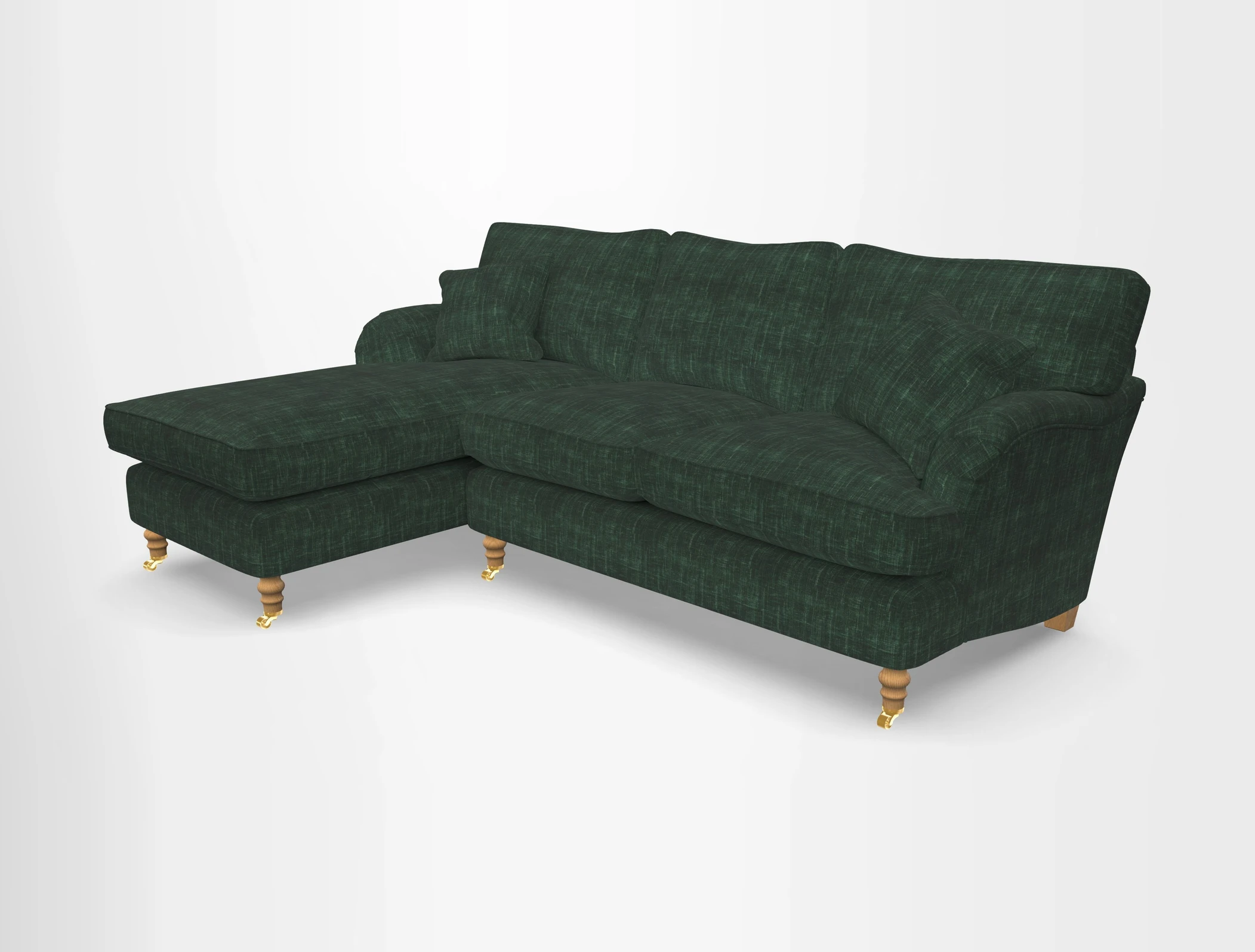 Alwinton chaise LHF in Floral Linen Lela Mystery