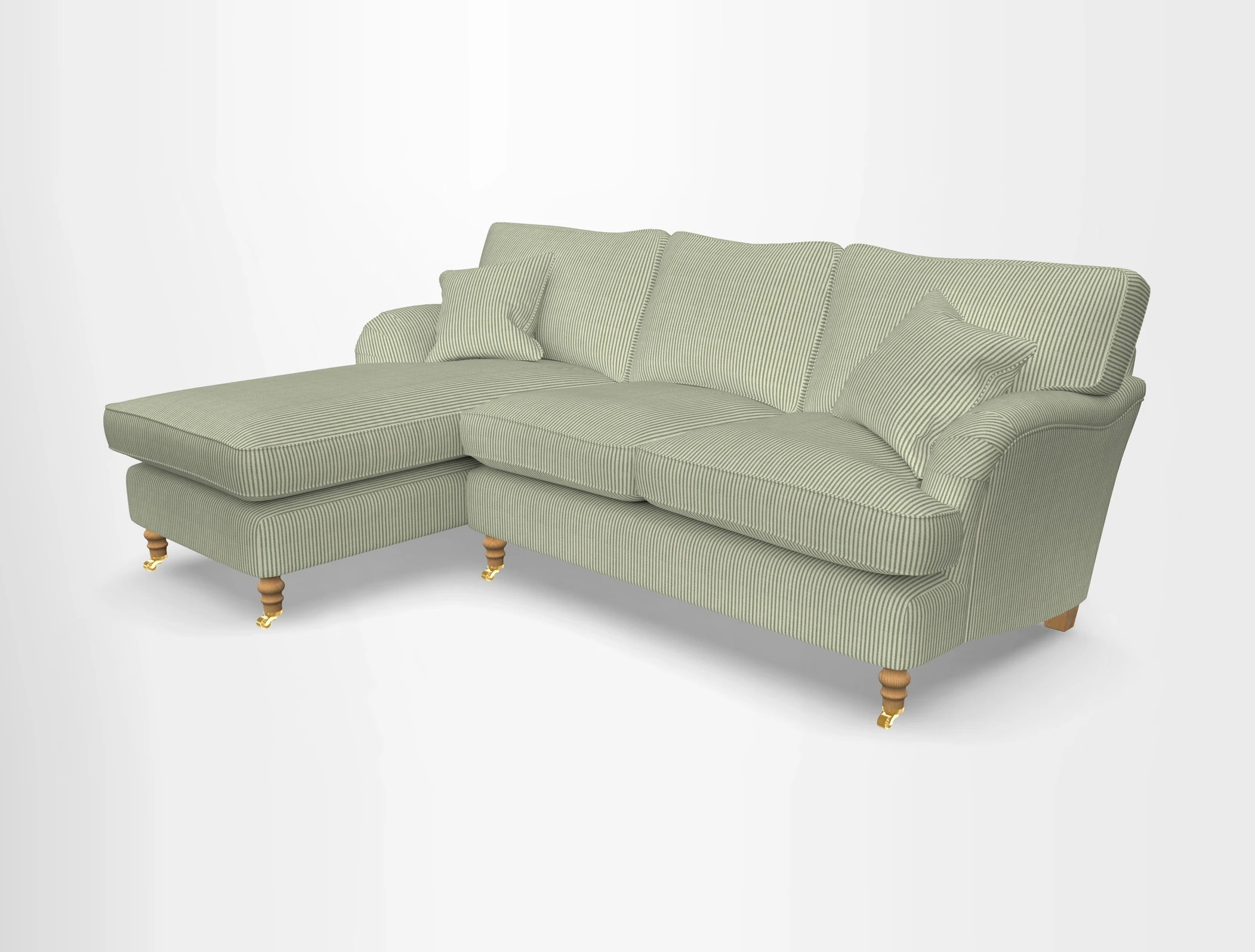 Alwinton chaise LHF in Floral Linen Lela Mystery