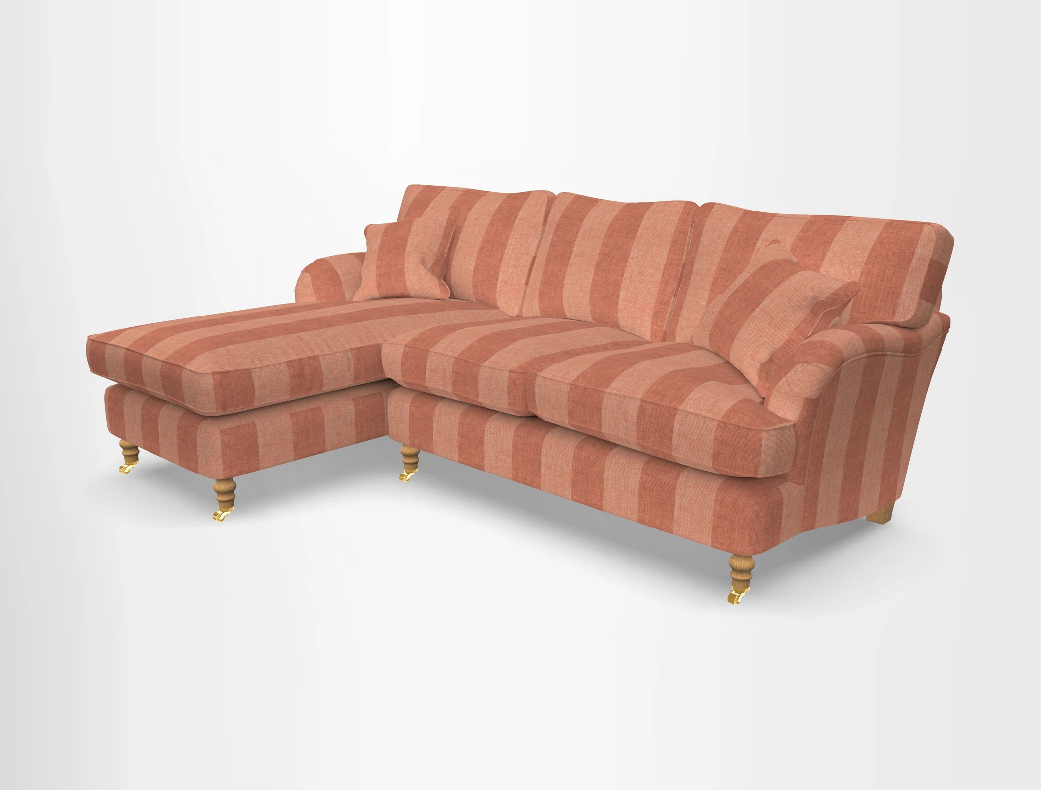 Alwinton chaise LHF in Floral Linen Lela Mystery