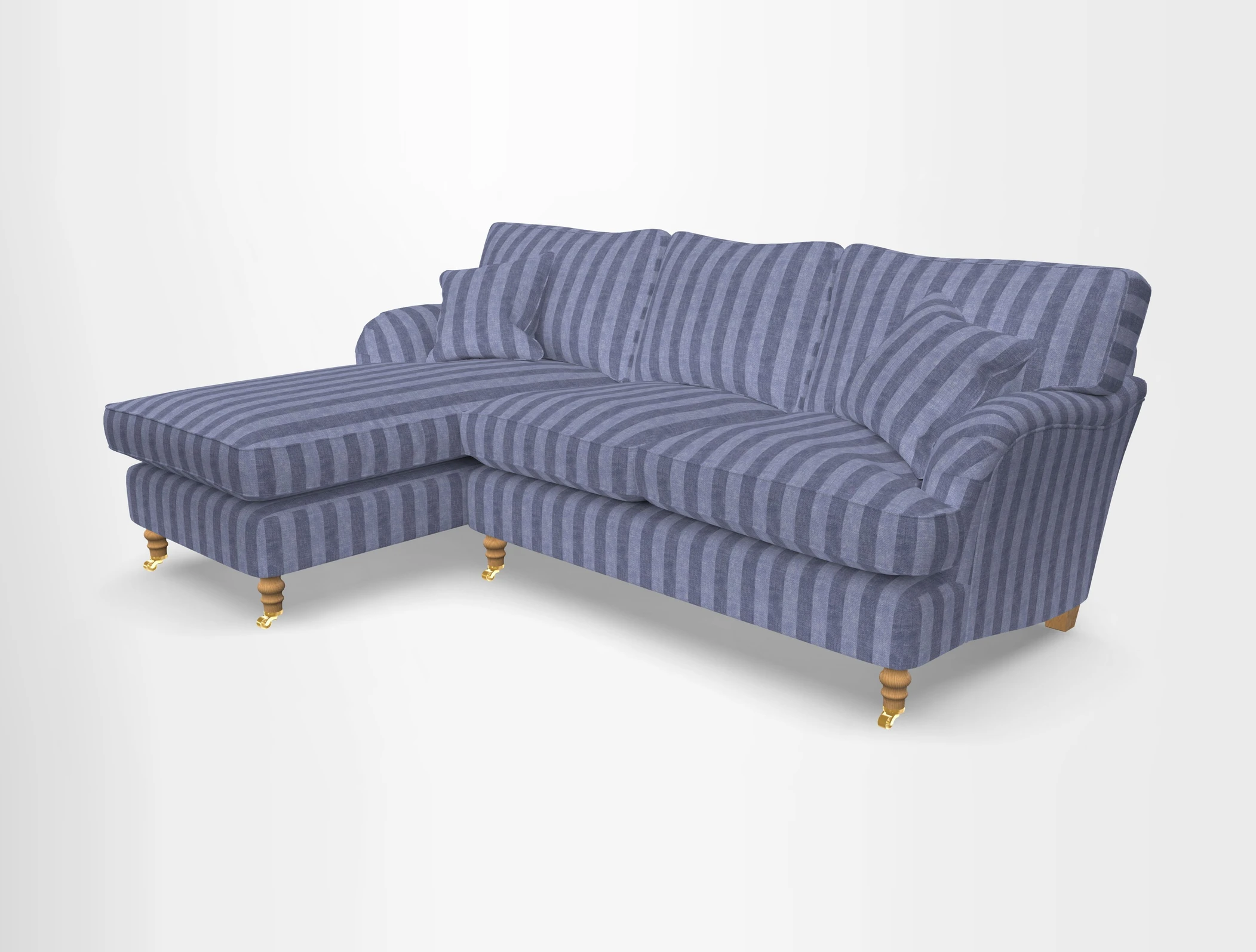 Alwinton chaise LHF in Floral Linen Lela Mystery