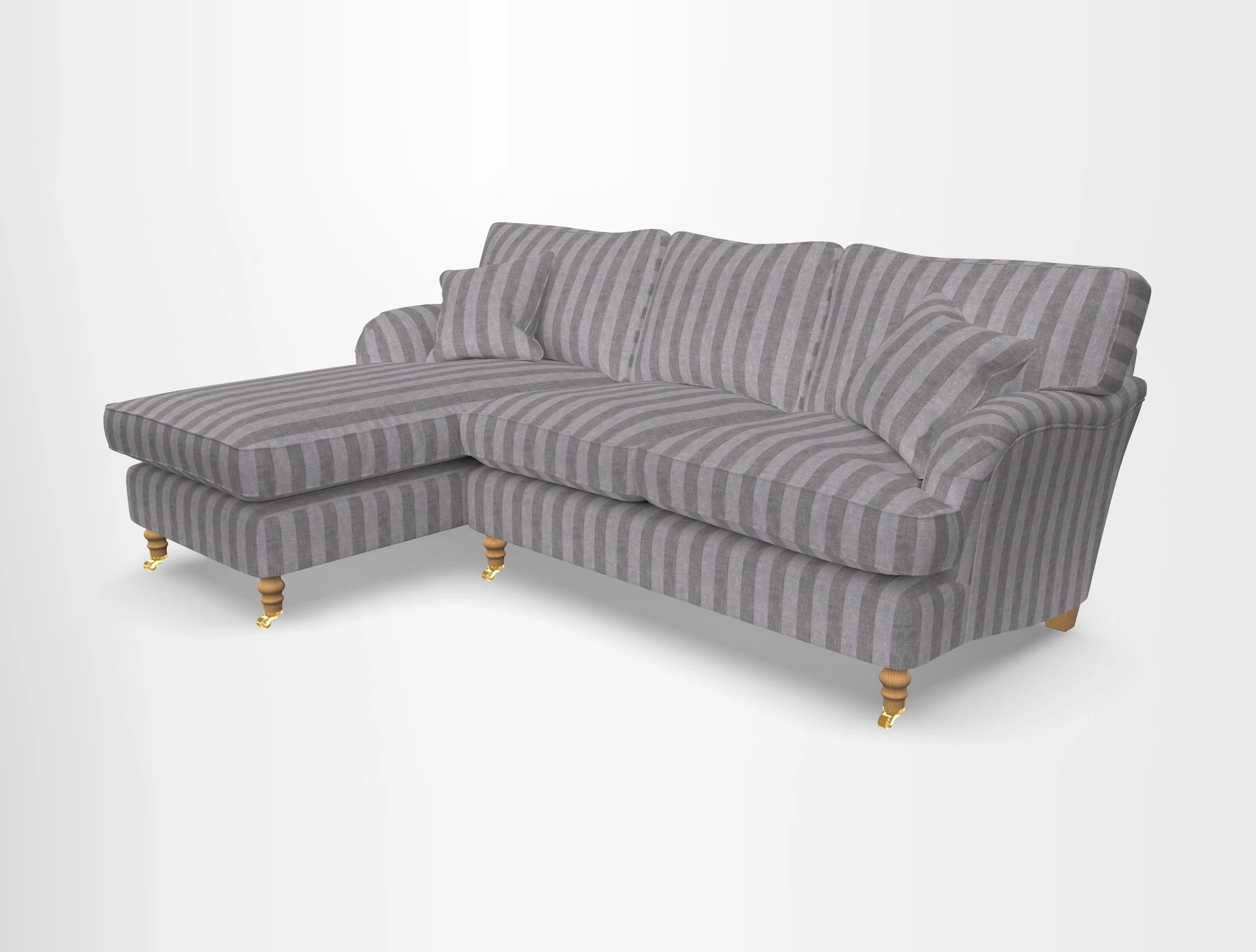 Alwinton chaise LHF in Floral Linen Lela Mystery