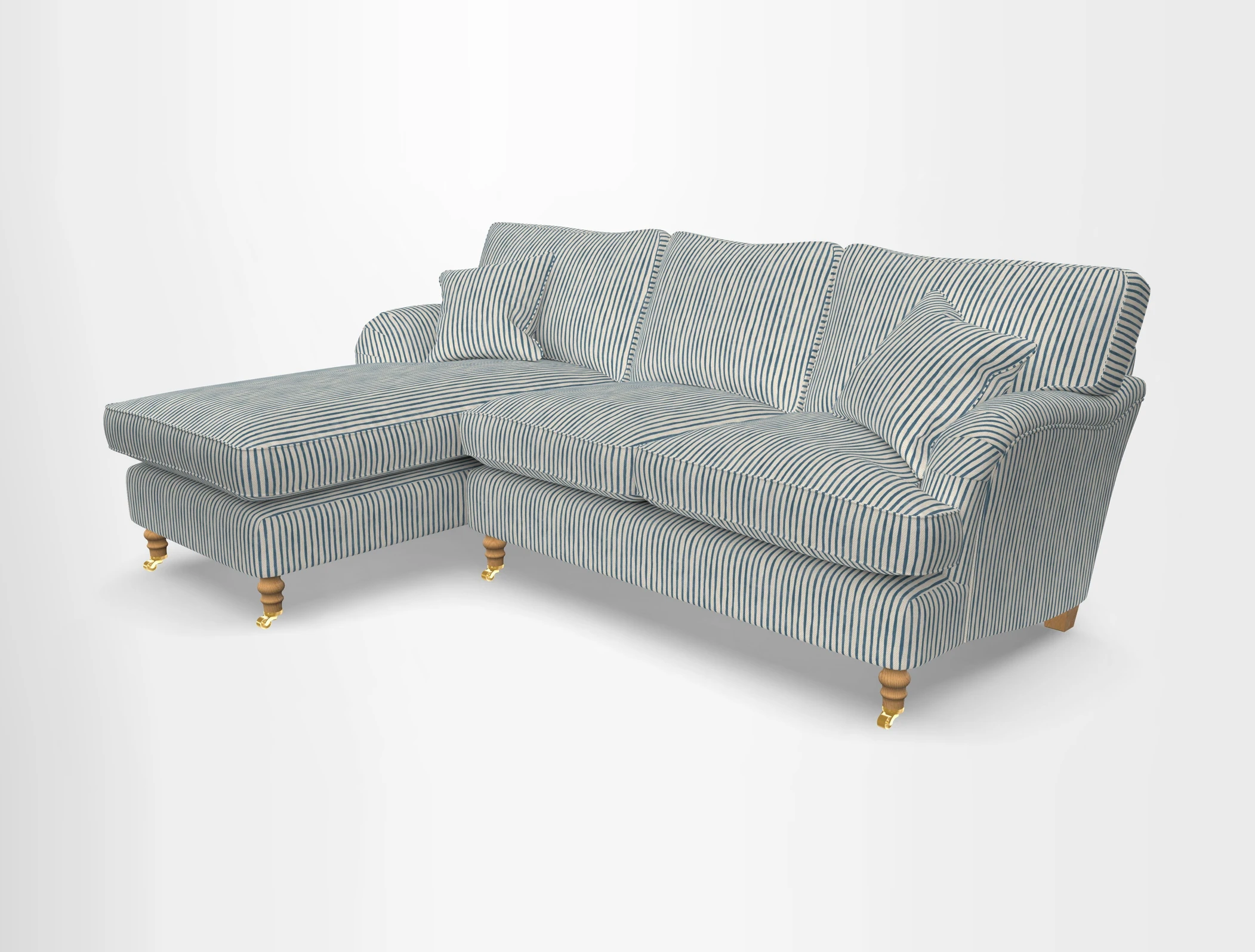 Alwinton chaise LHF in Floral Linen Lela Mystery