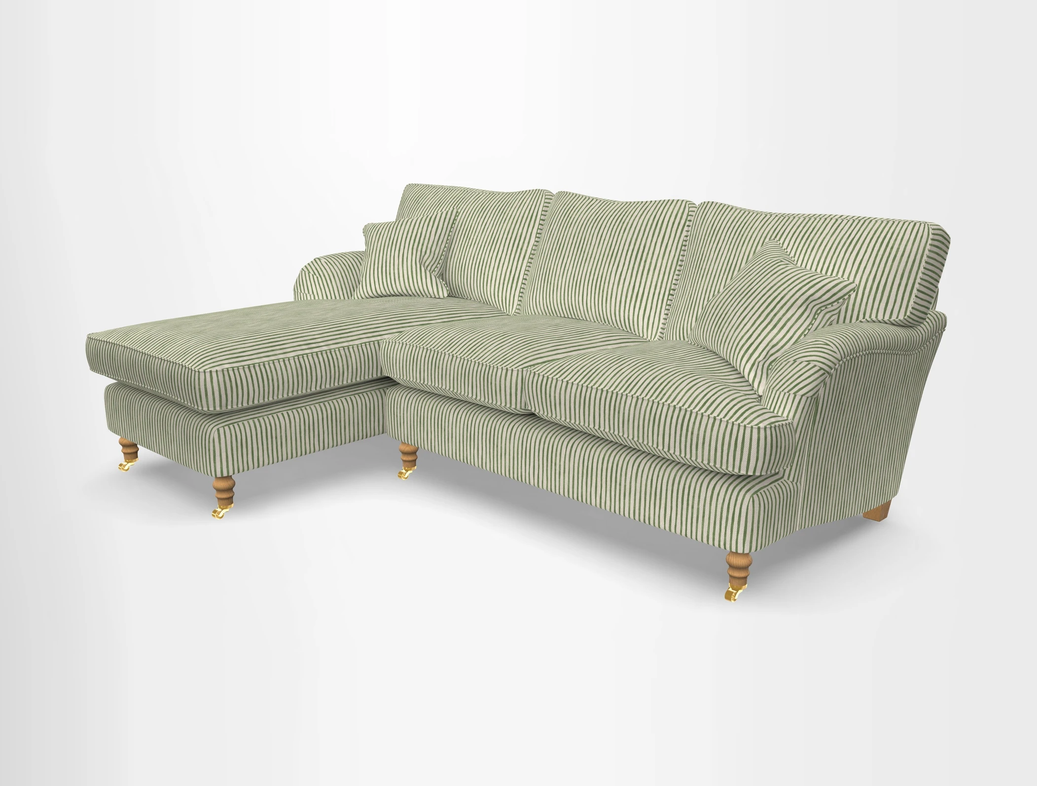 Alwinton chaise LHF in Floral Linen Lela Mystery