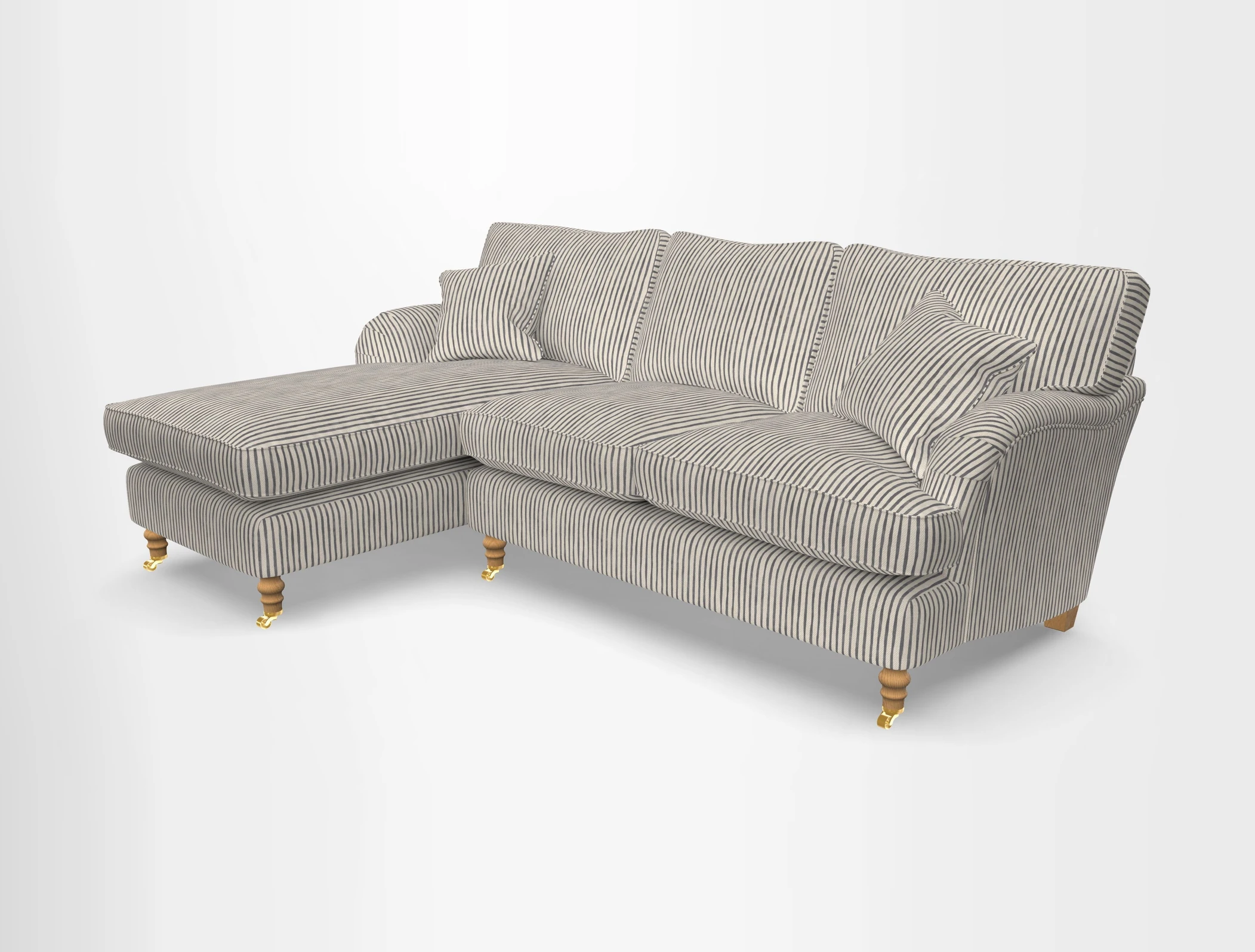 Alwinton chaise LHF in Floral Linen Lela Mystery