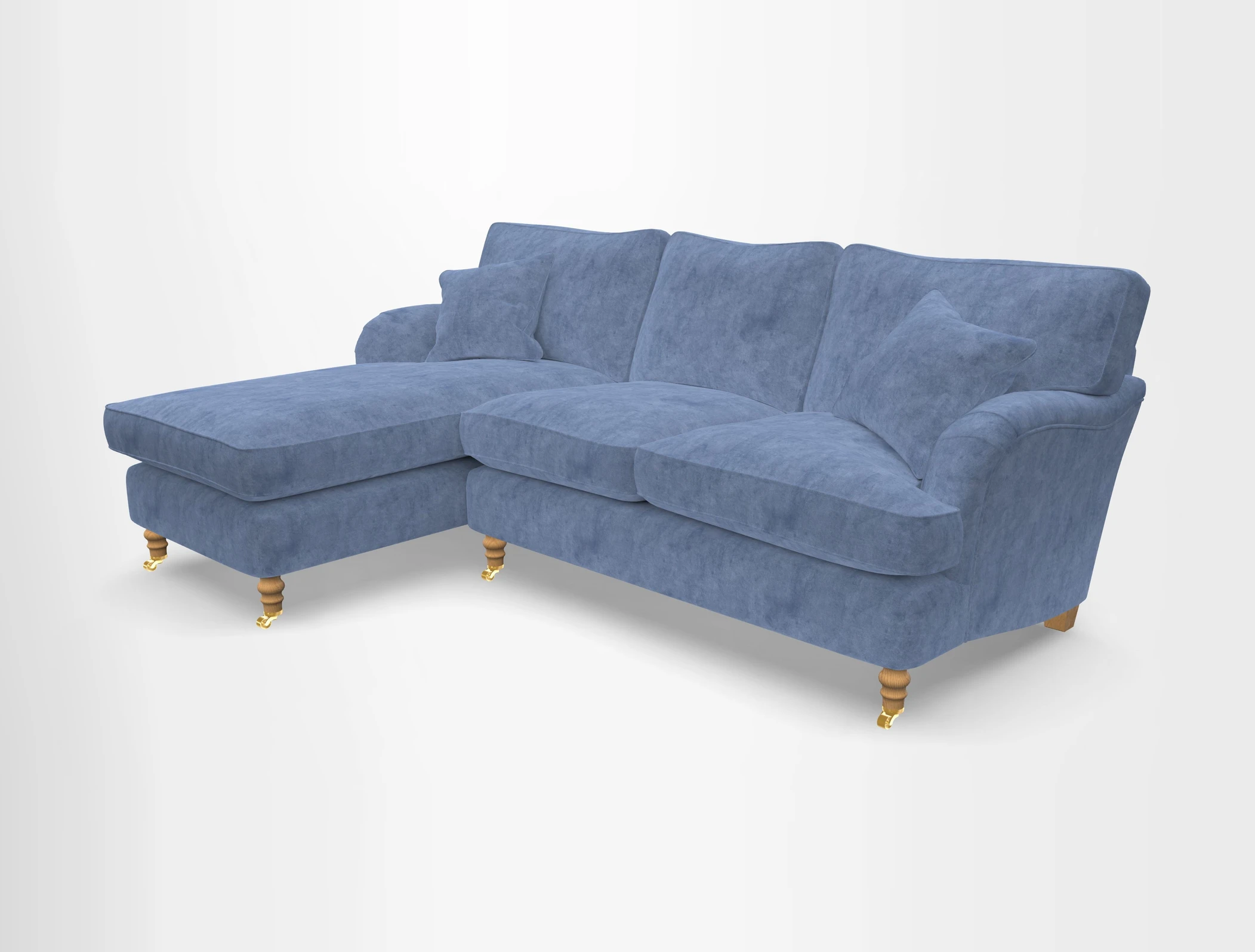 Alwinton chaise LHF in Floral Linen Lela Mystery