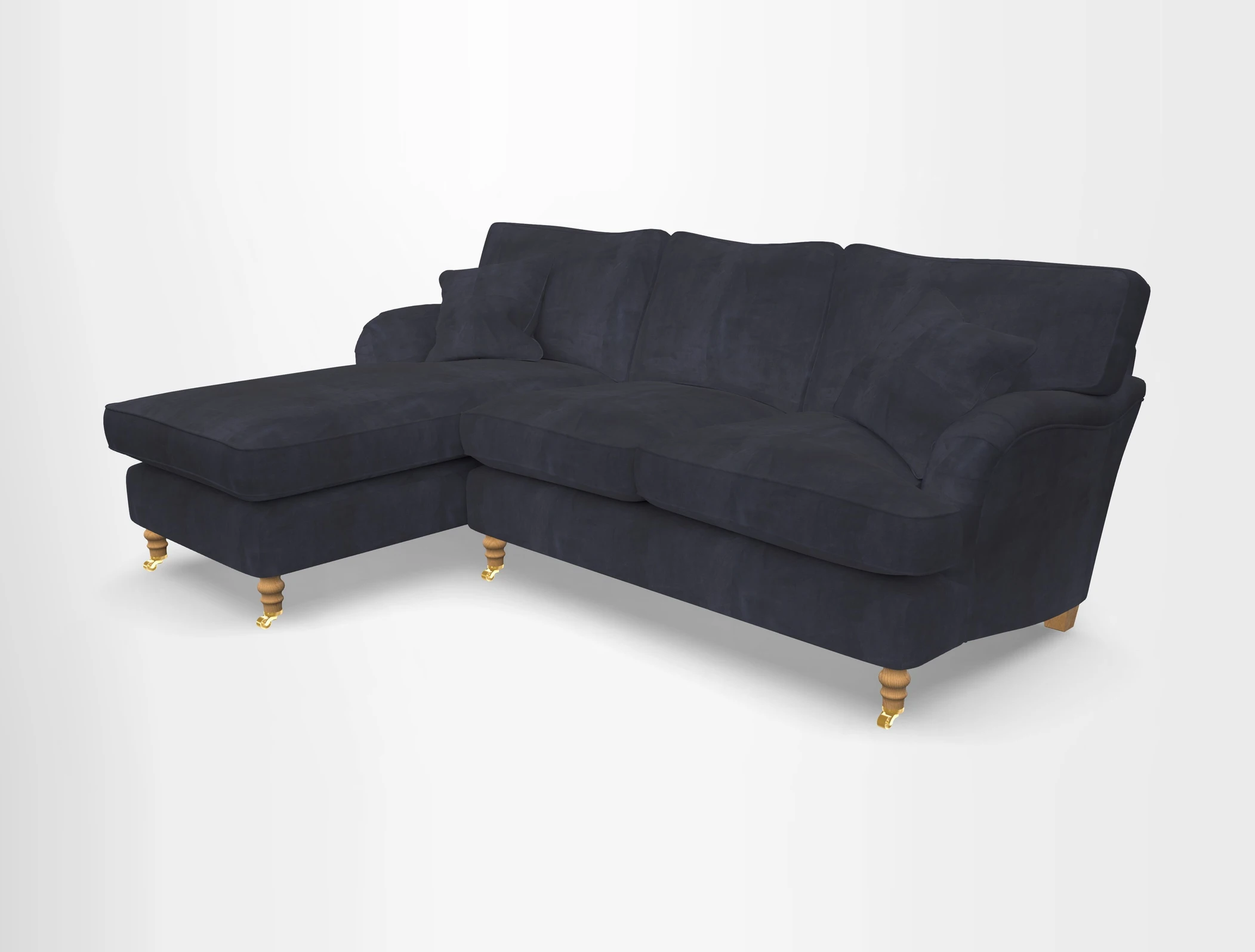 Alwinton chaise LHF in Floral Linen Lela Mystery