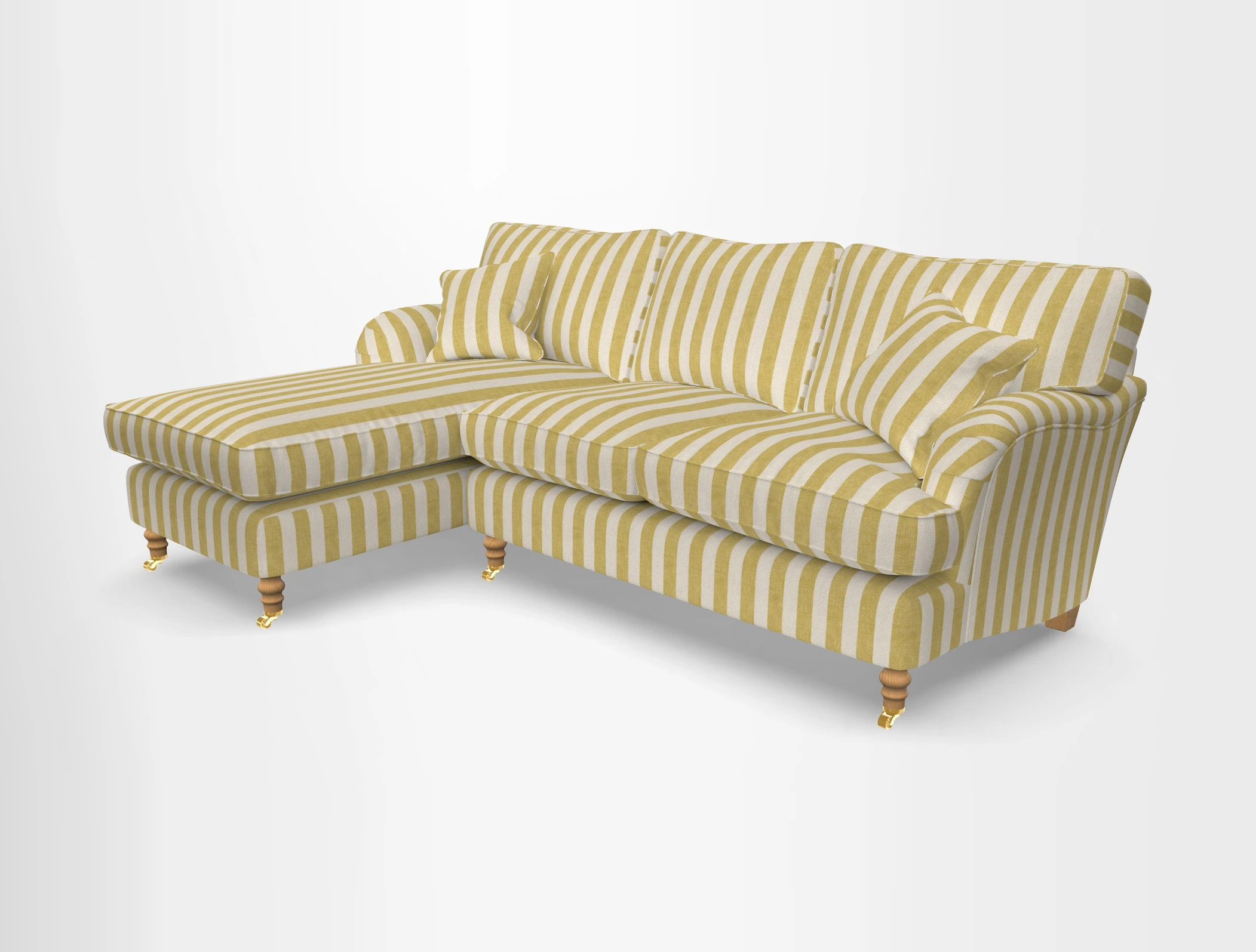 Alwinton chaise LHF in Floral Linen Lela Mystery