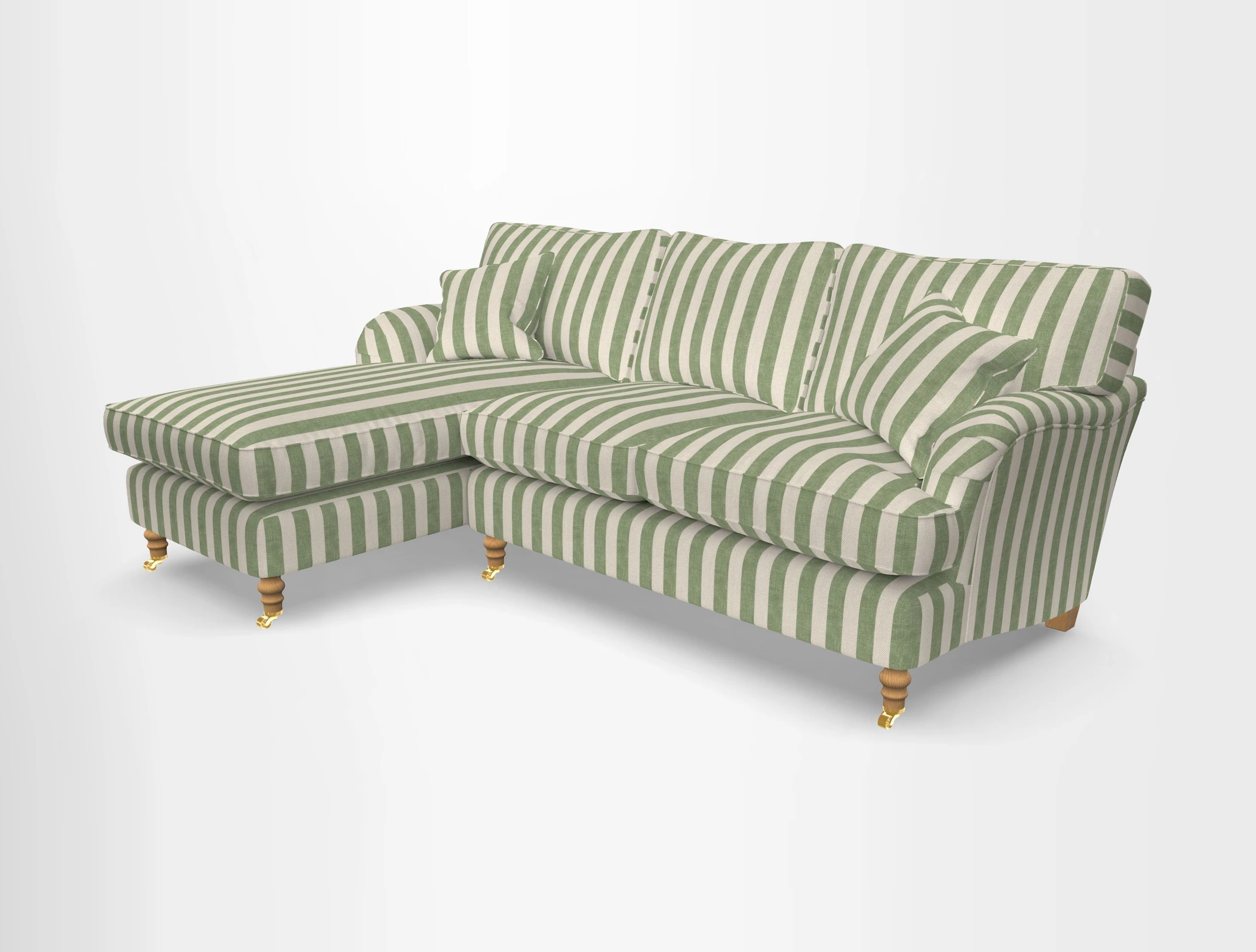 Alwinton chaise LHF in Floral Linen Lela Mystery