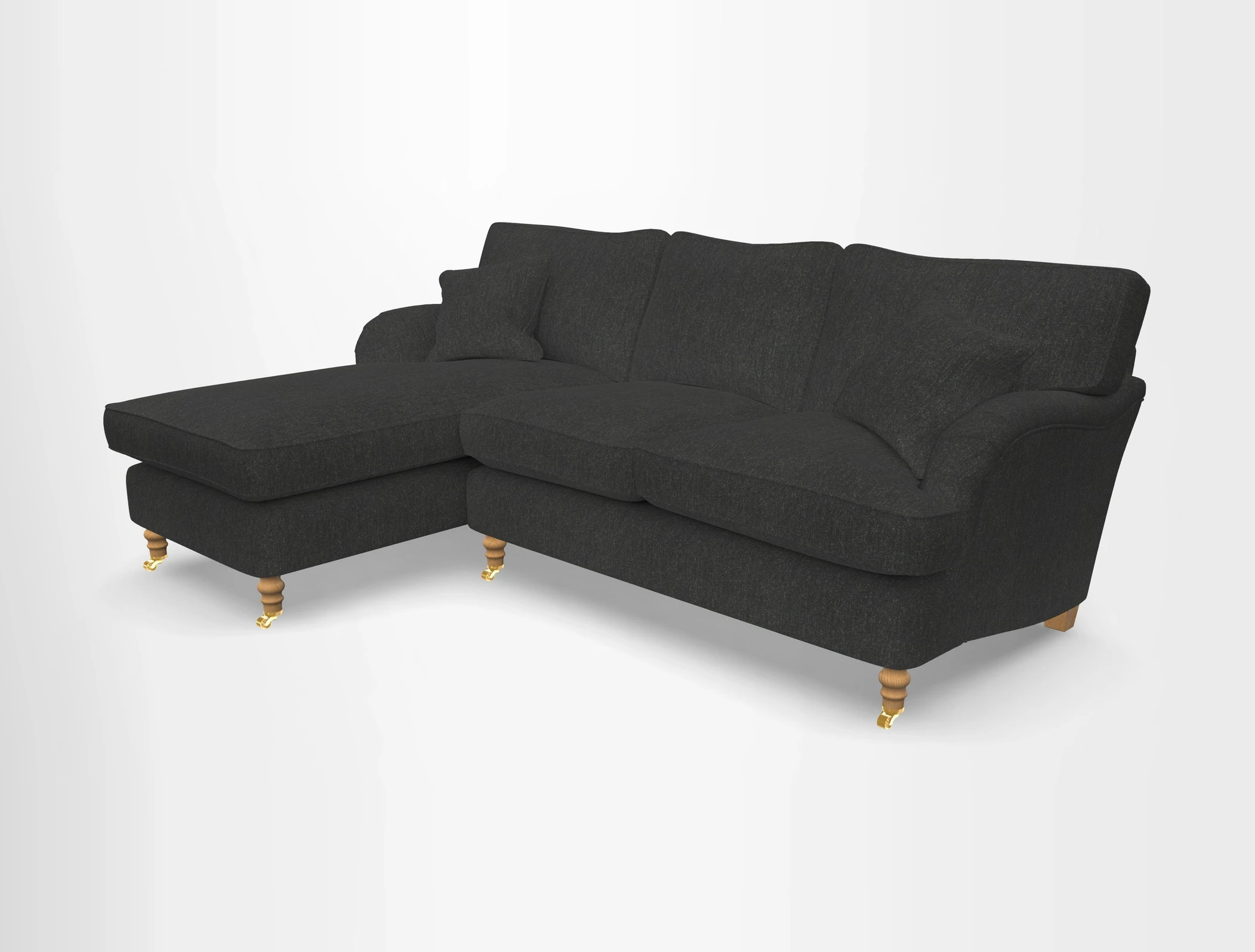 Alwinton chaise LHF in Floral Linen Lela Mystery
