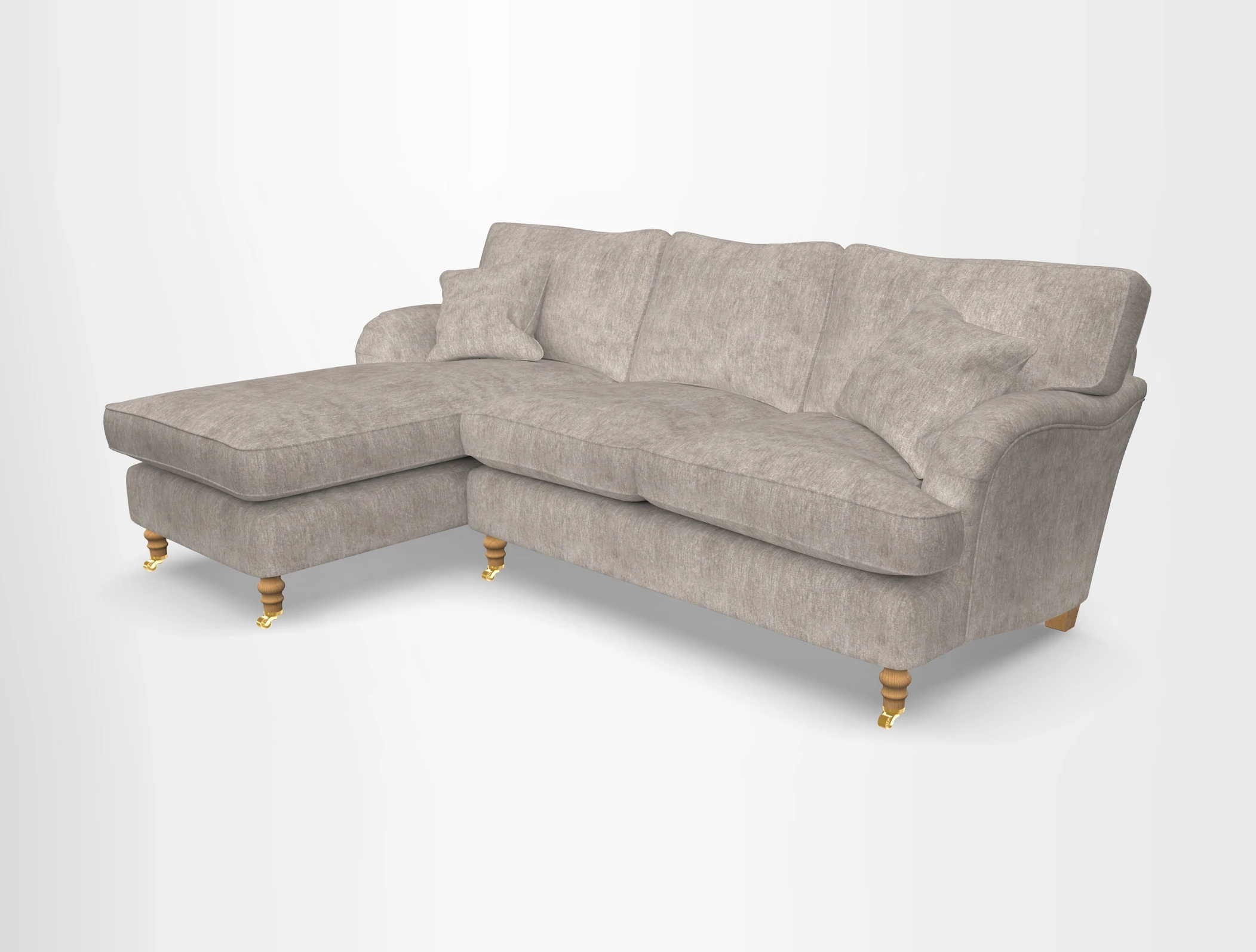 Alwinton chaise LHF in Floral Linen Lela Mystery