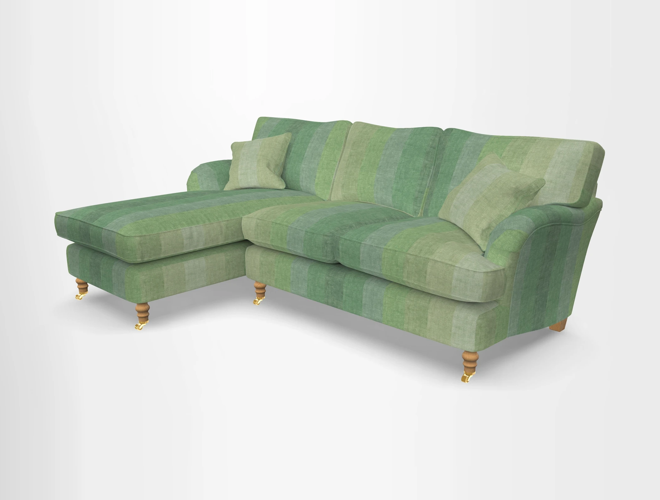 Alwinton chaise LHF in Floral Linen Lela Mystery