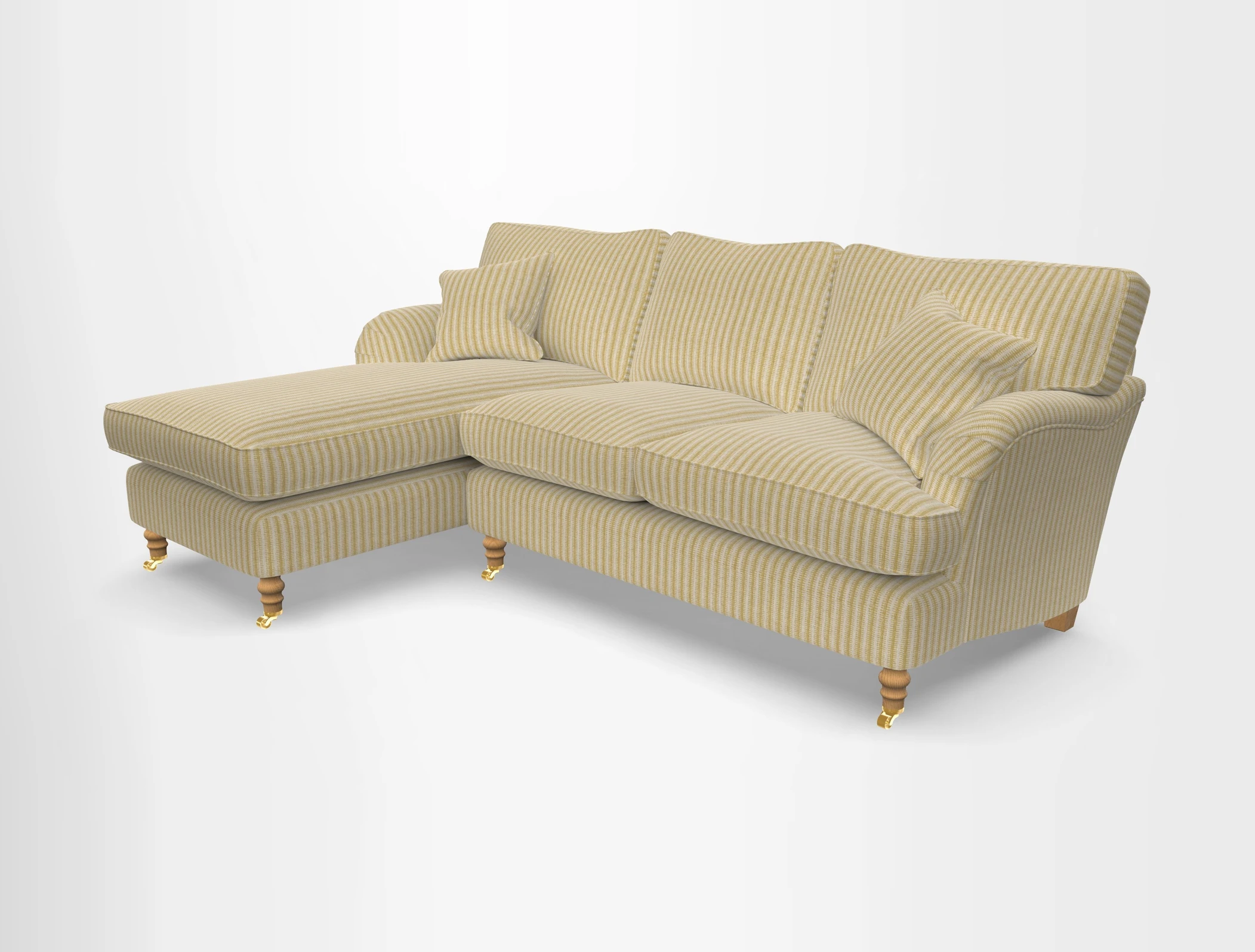 Alwinton chaise LHF in Floral Linen Lela Mystery
