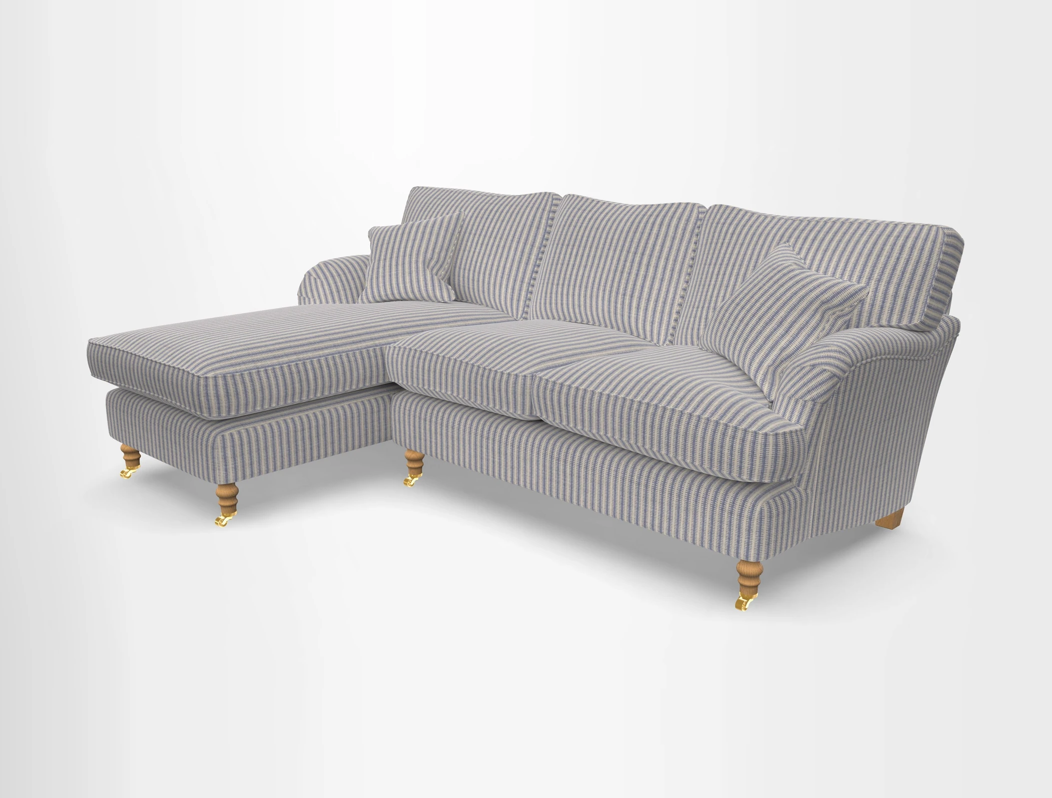 Alwinton chaise LHF in Floral Linen Lela Mystery