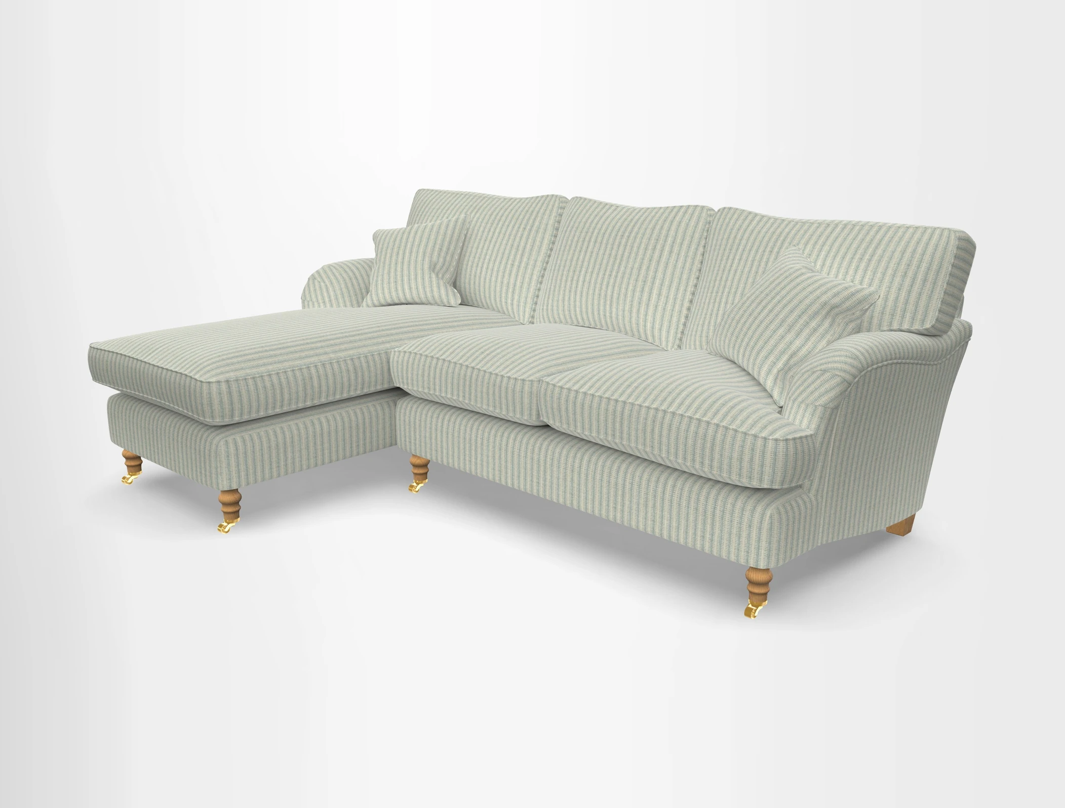 Alwinton chaise LHF in Floral Linen Lela Mystery