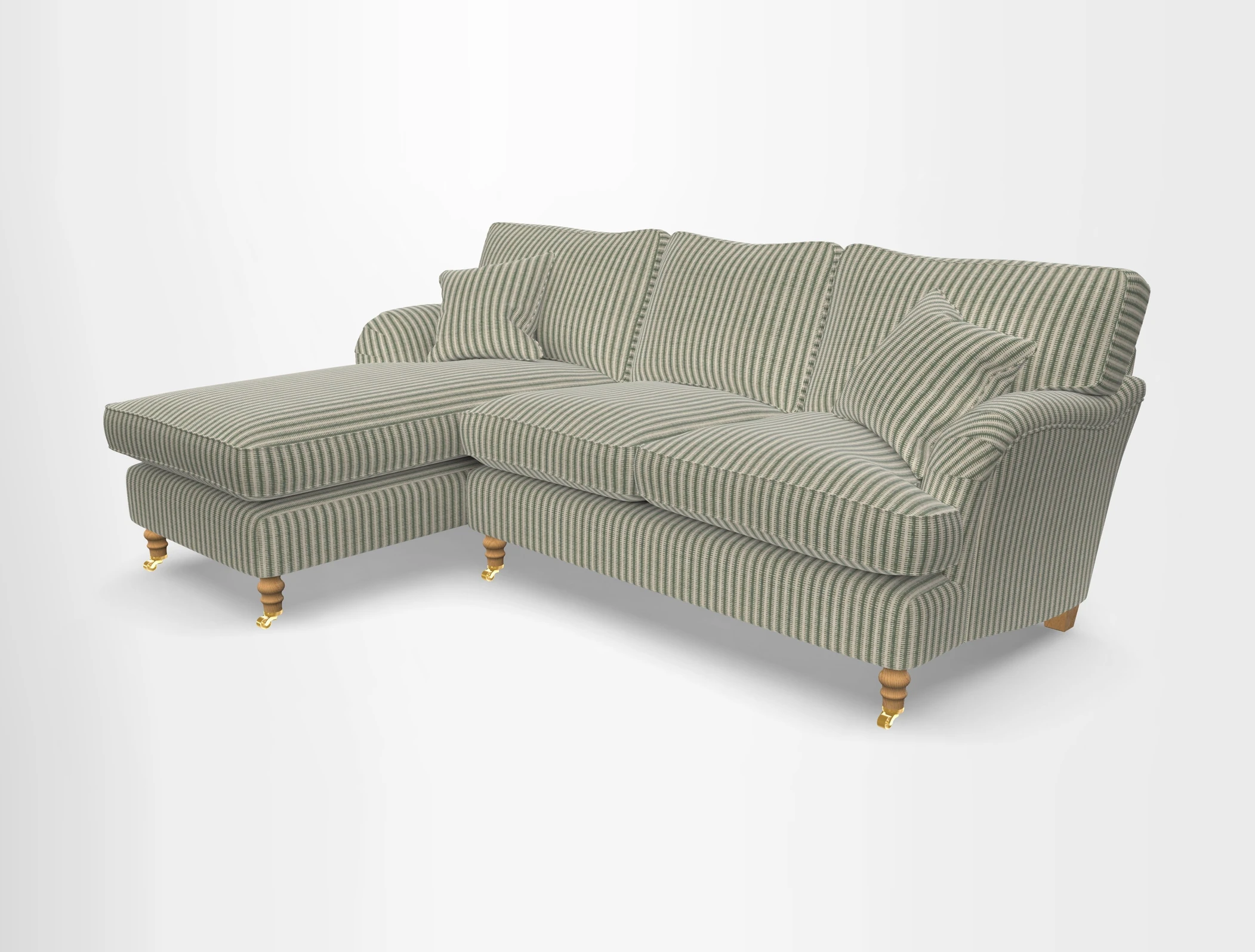 Alwinton chaise LHF in Floral Linen Lela Mystery