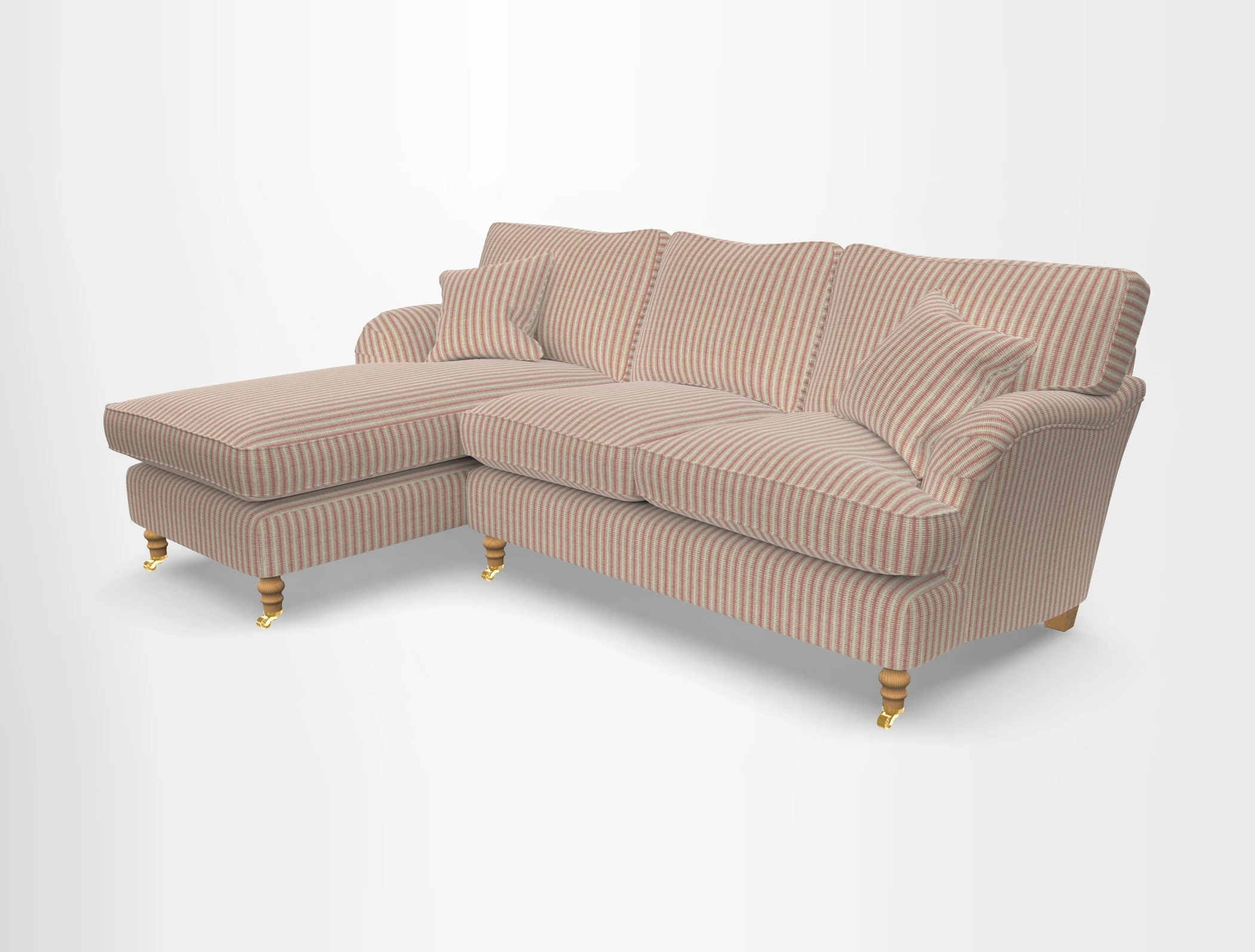 Alwinton chaise LHF in Floral Linen Lela Mystery