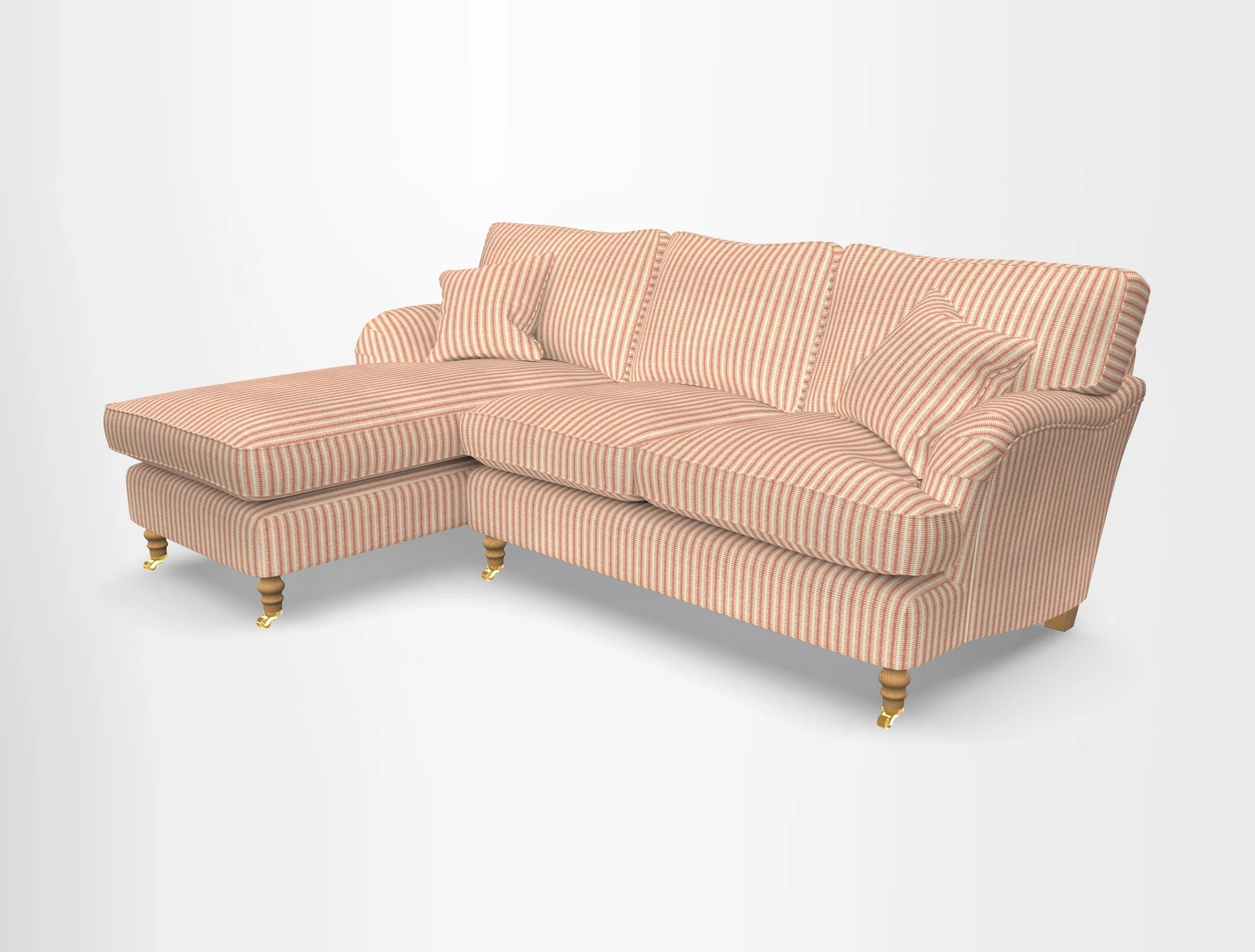 Alwinton chaise LHF in Floral Linen Lela Mystery