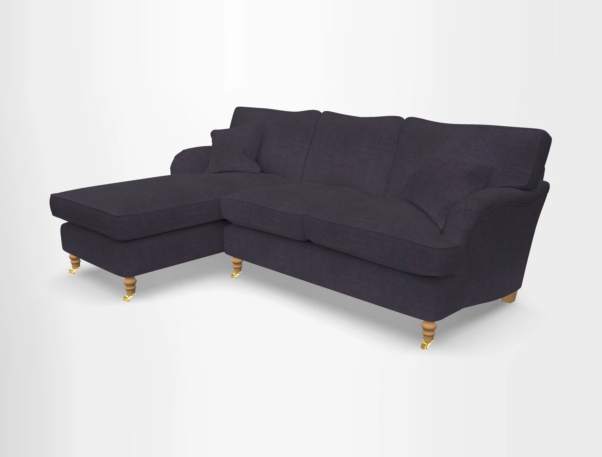 Alwinton chaise LHF in Floral Linen Lela Mystery
