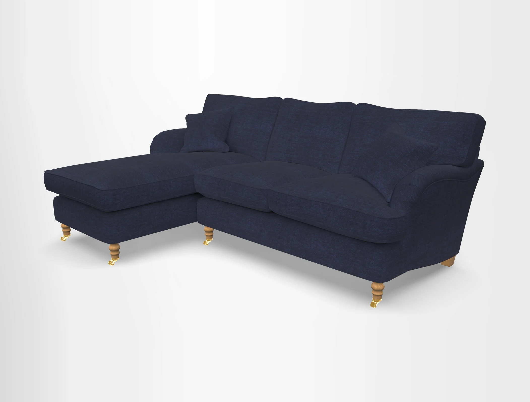 Alwinton chaise LHF in Floral Linen Lela Mystery