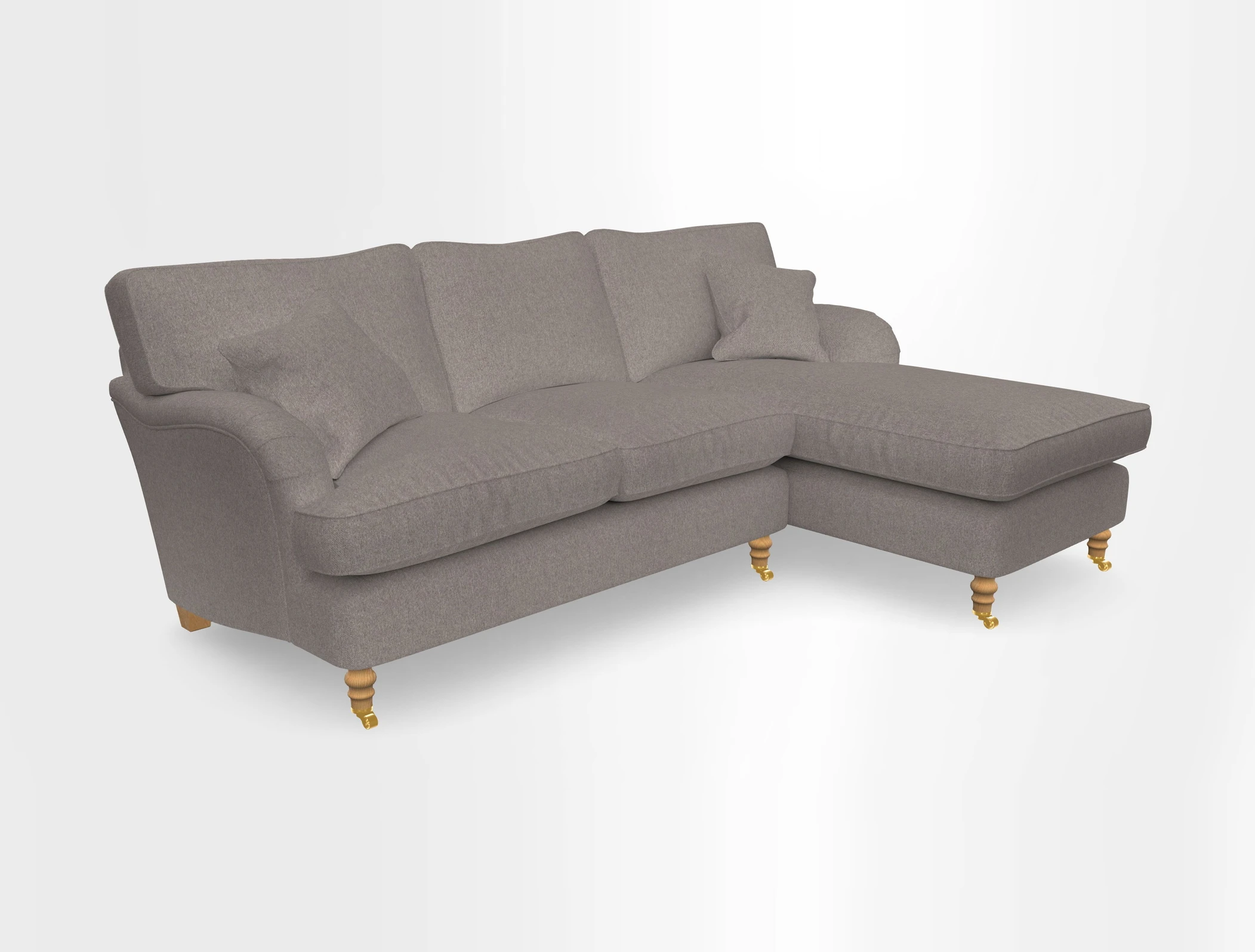 Alwinton chaise RHF in Floral Linen Lela Mystery
