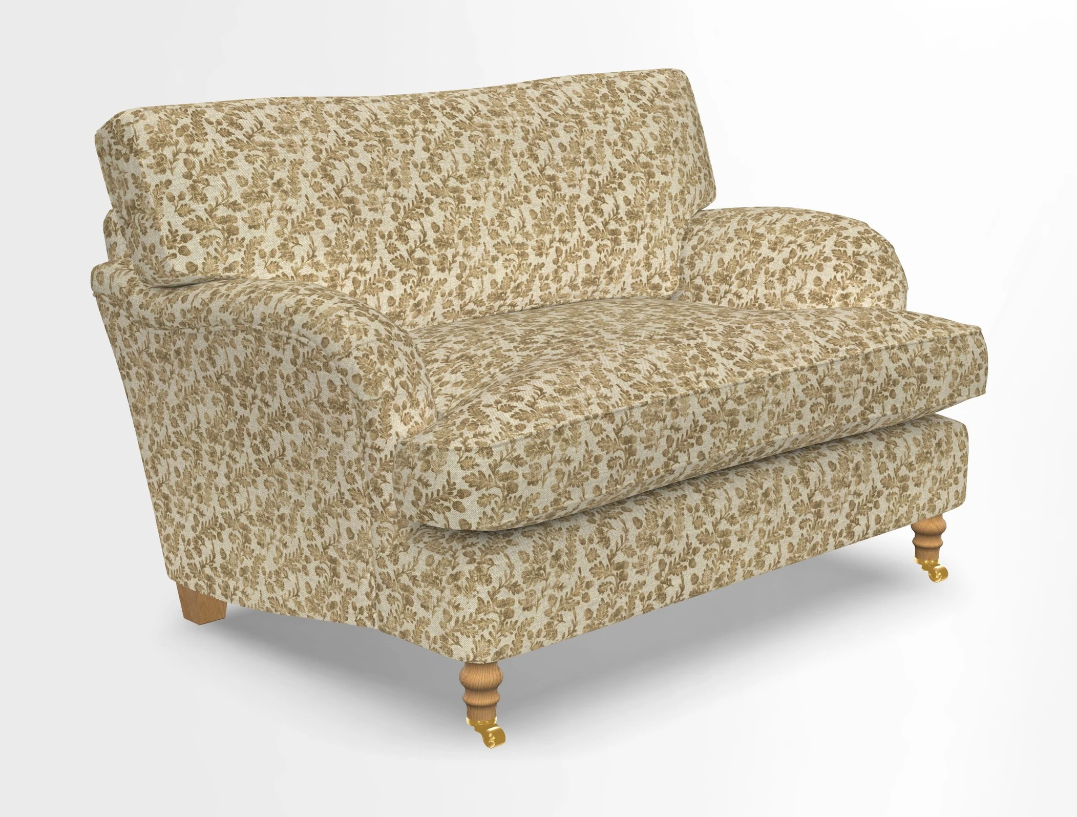 Alwinton snuggler in Lumino Velvet Wine