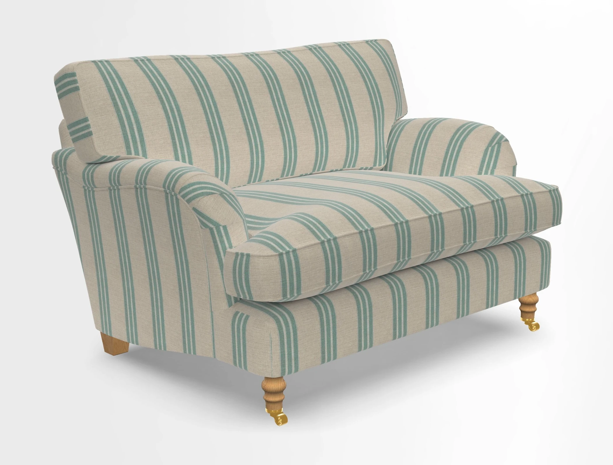 Alwinton snuggler in Lumino Velvet Wine
