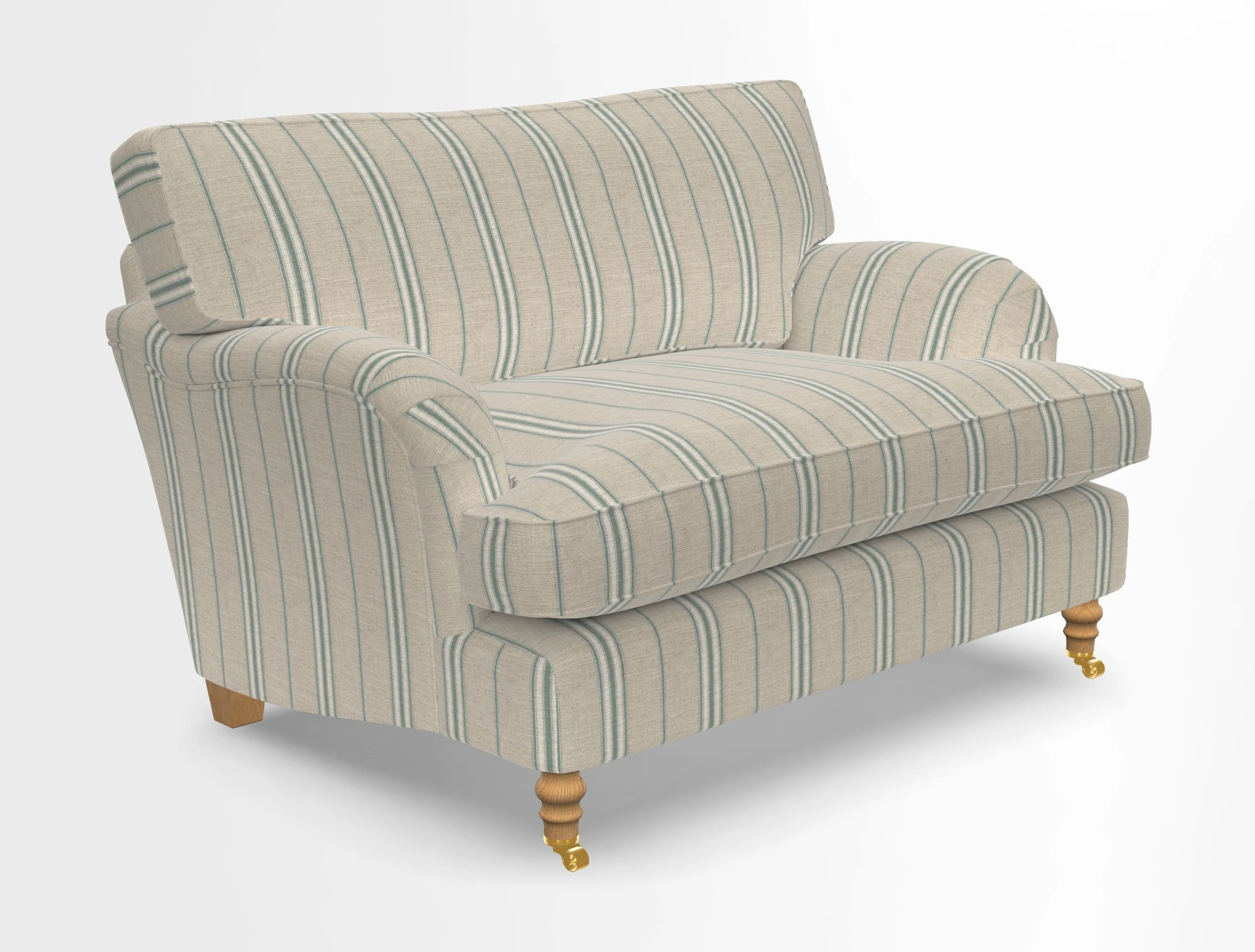 Alwinton snuggler in Lumino Velvet Wine