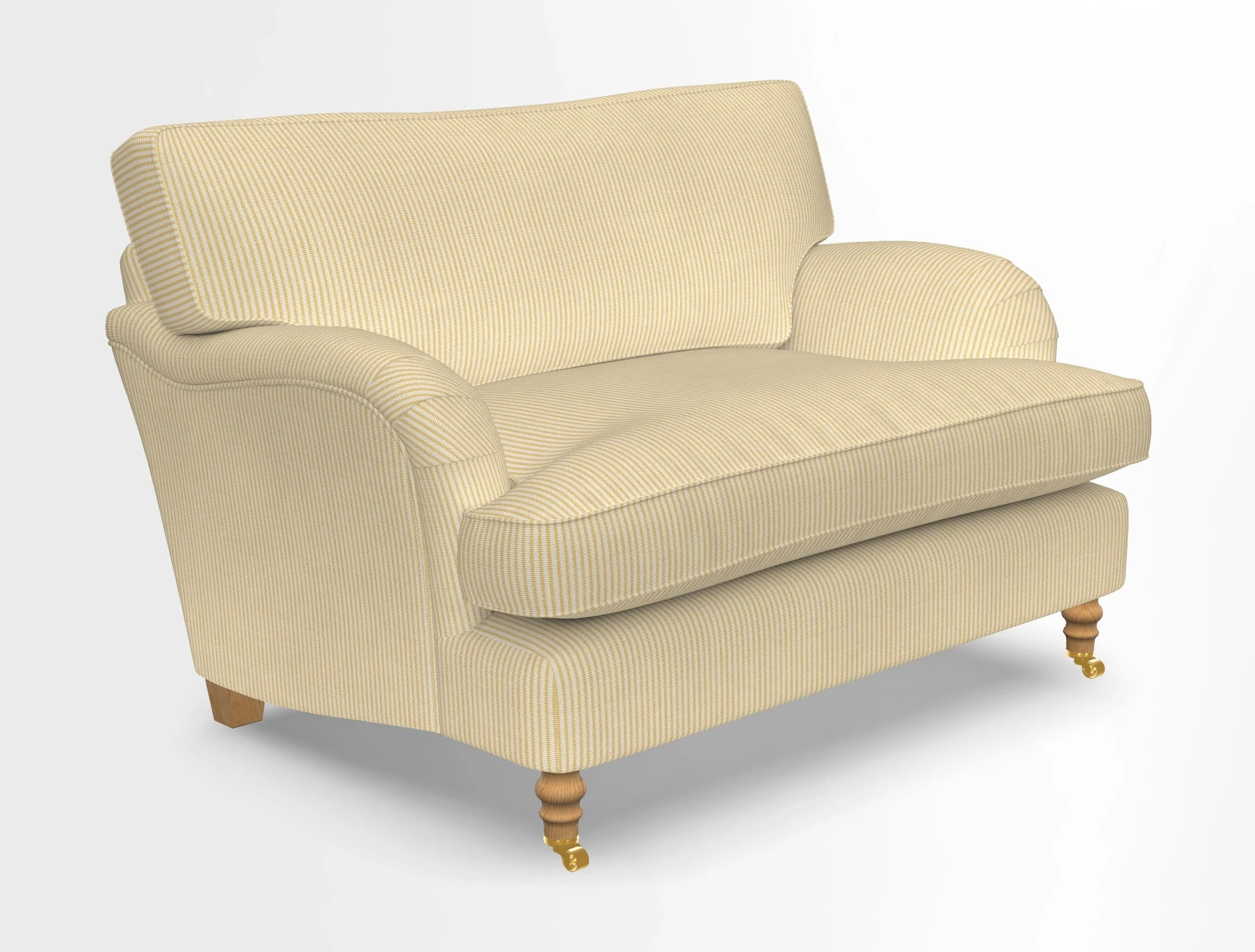Alwinton snuggler in Lumino Velvet Wine